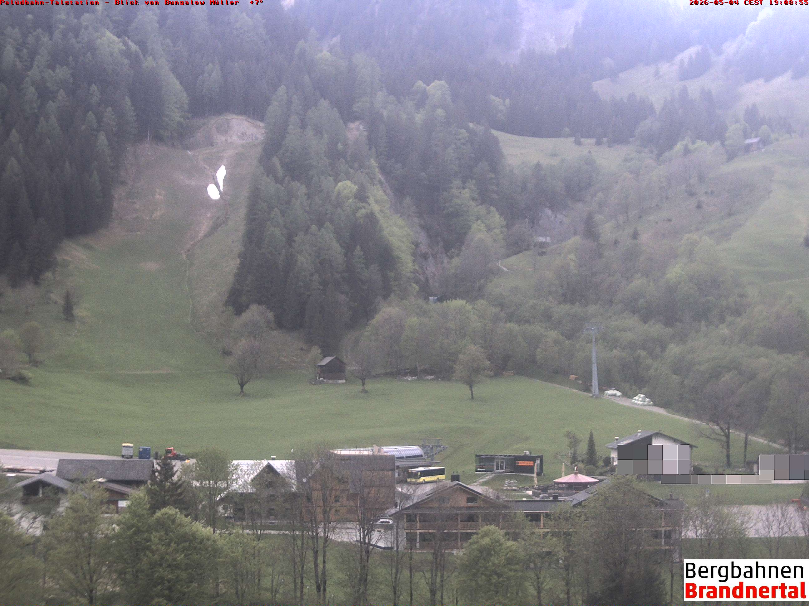Blick auf Palüdbahn von Bungalow Müller