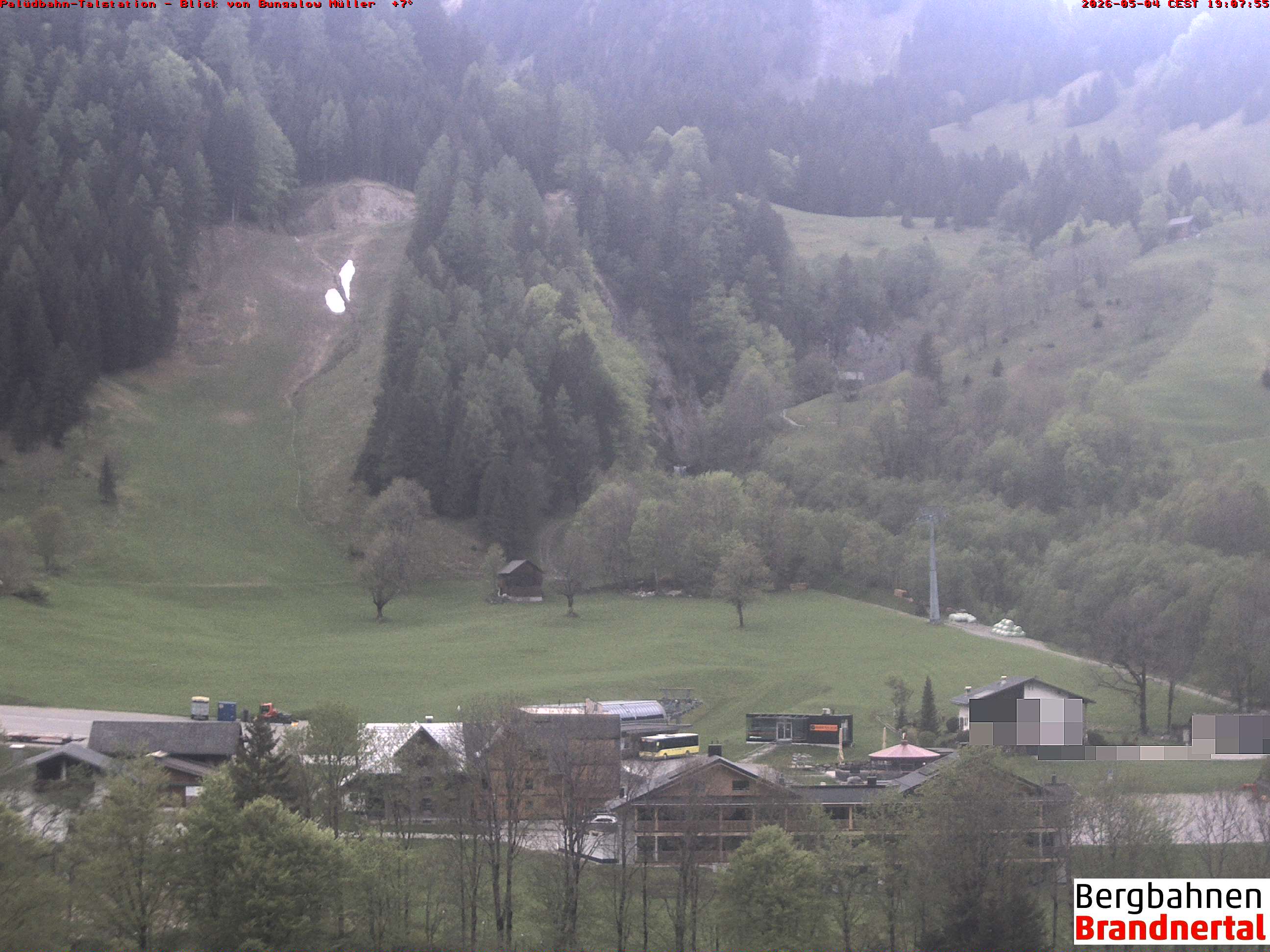 Blick auf Palüdbahn von Bungalow Müller