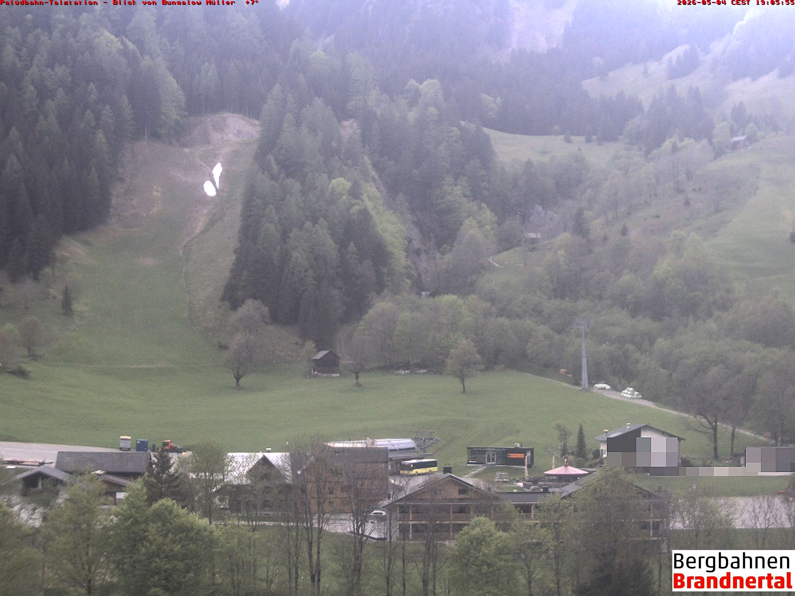 Blick auf Palüdbahn von Bungalow Müller