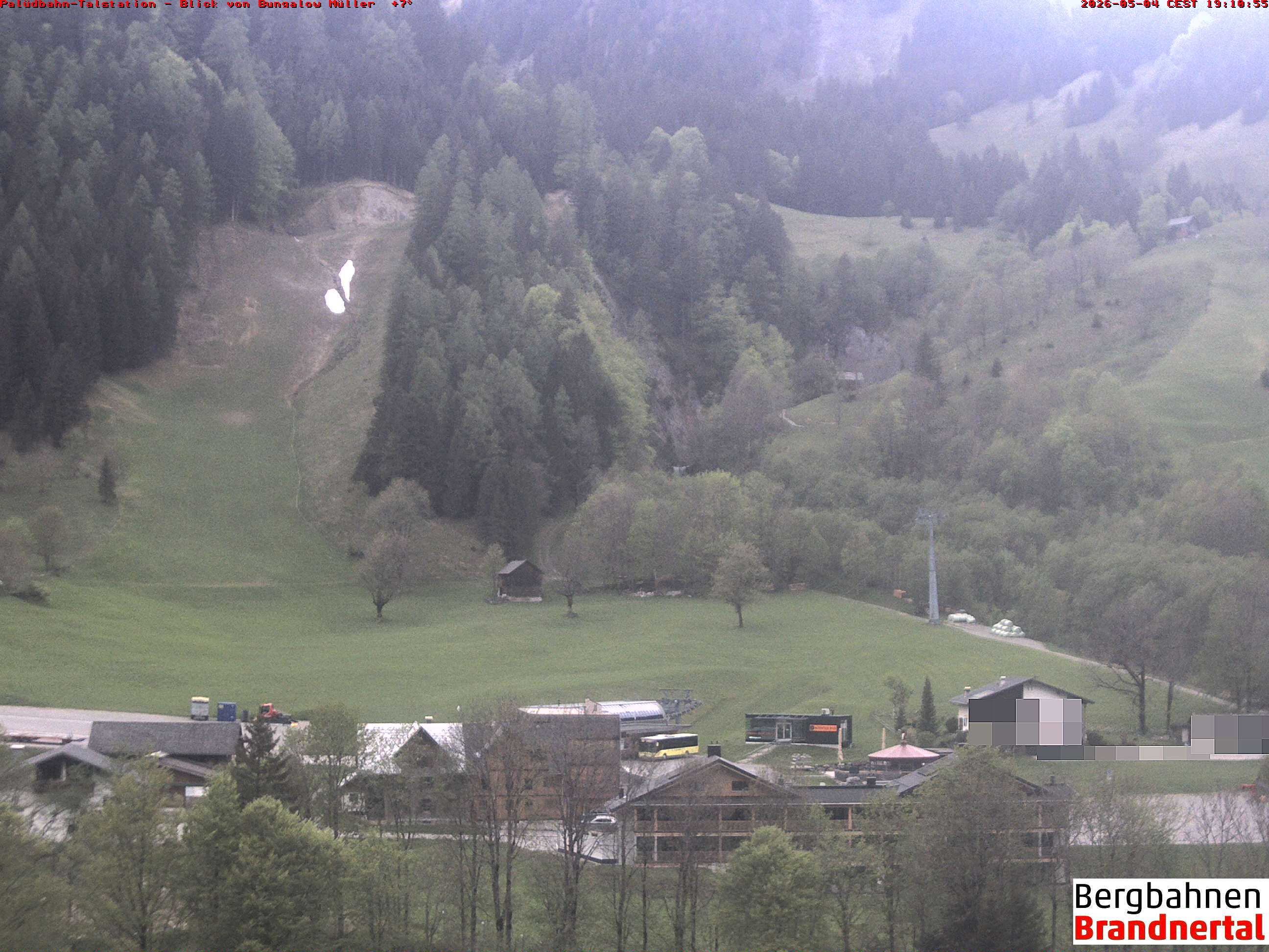 Blick auf Palüdbahn von Bungalow Müller