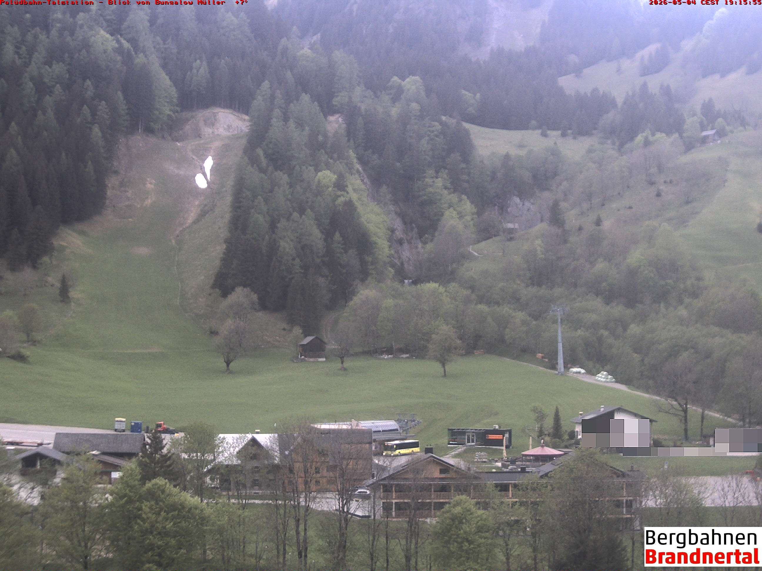 Blick auf Palüdbahn von Bungalow Müller
