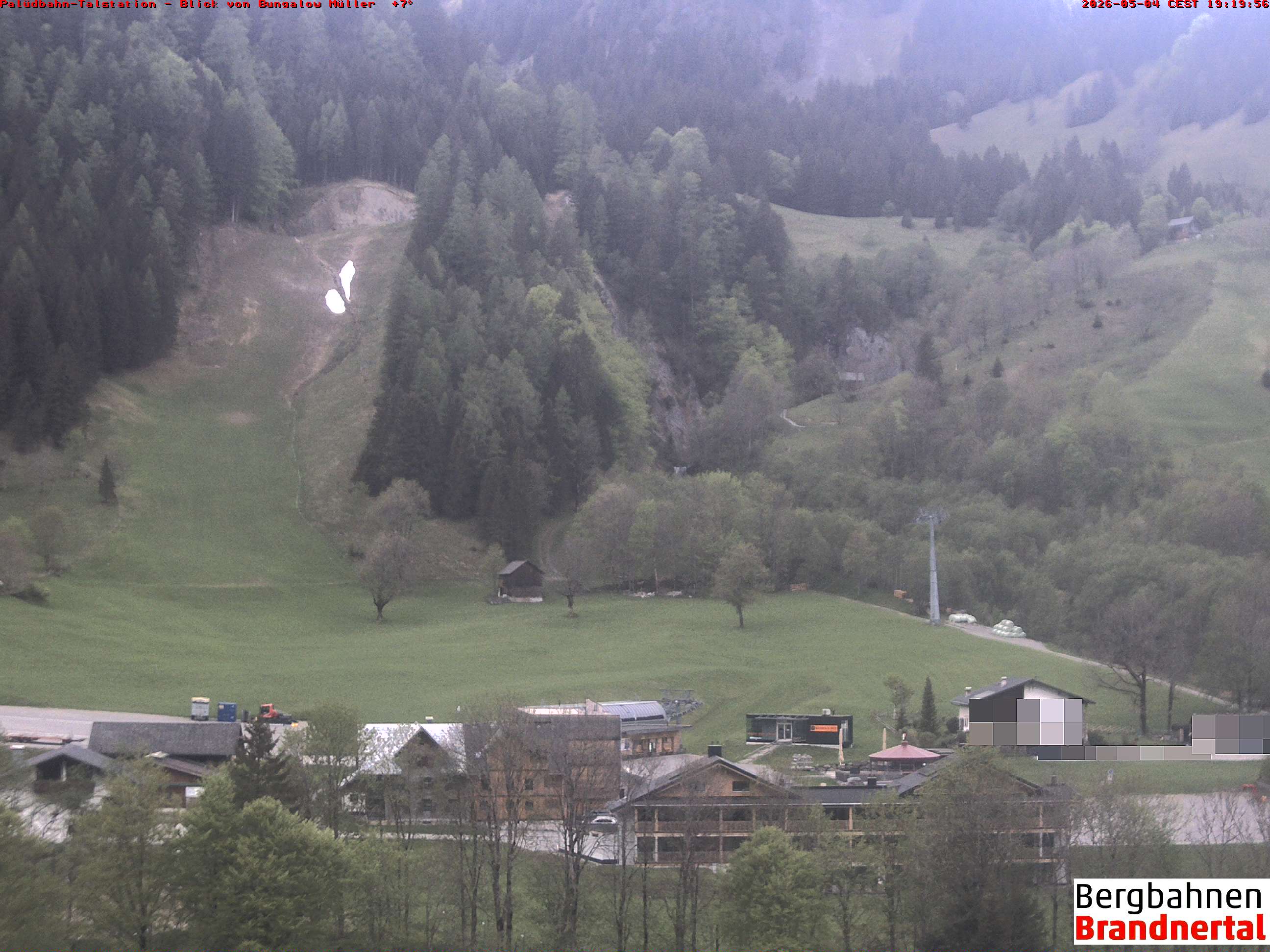Blick auf Palüdbahn von Bungalow Müller