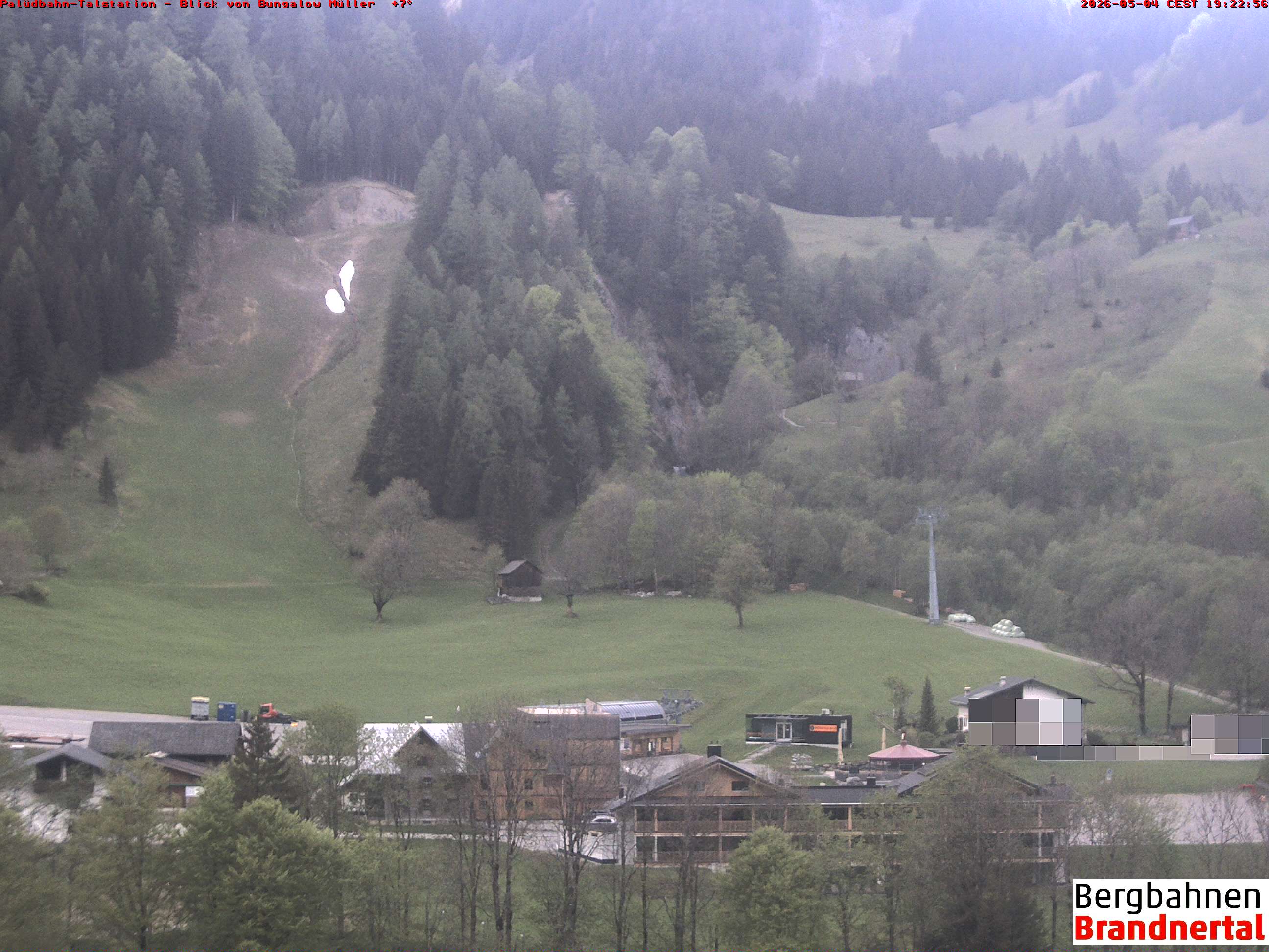 Blick auf Palüdbahn von Bungalow Müller