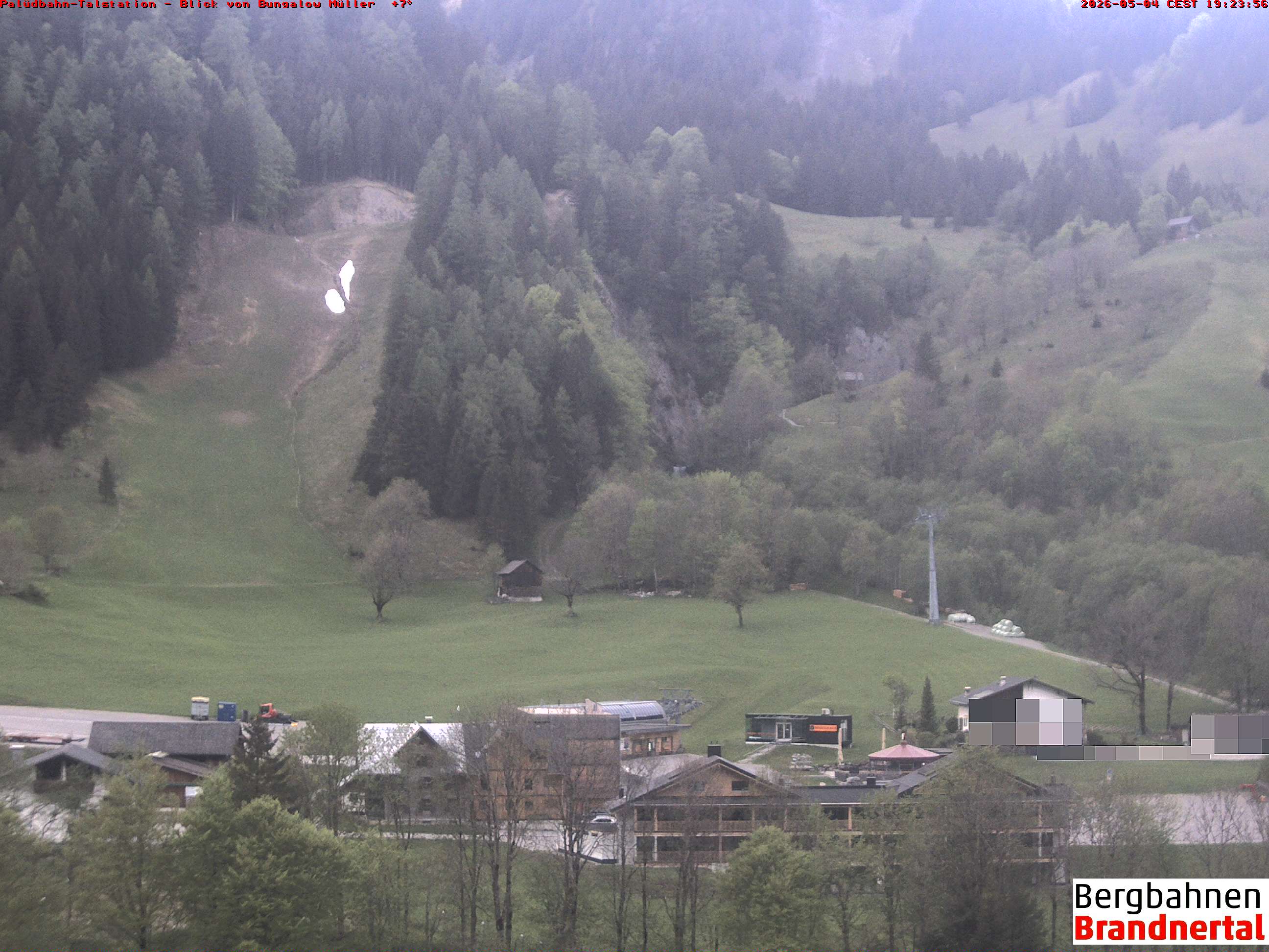 Blick auf Palüdbahn von Bungalow Müller