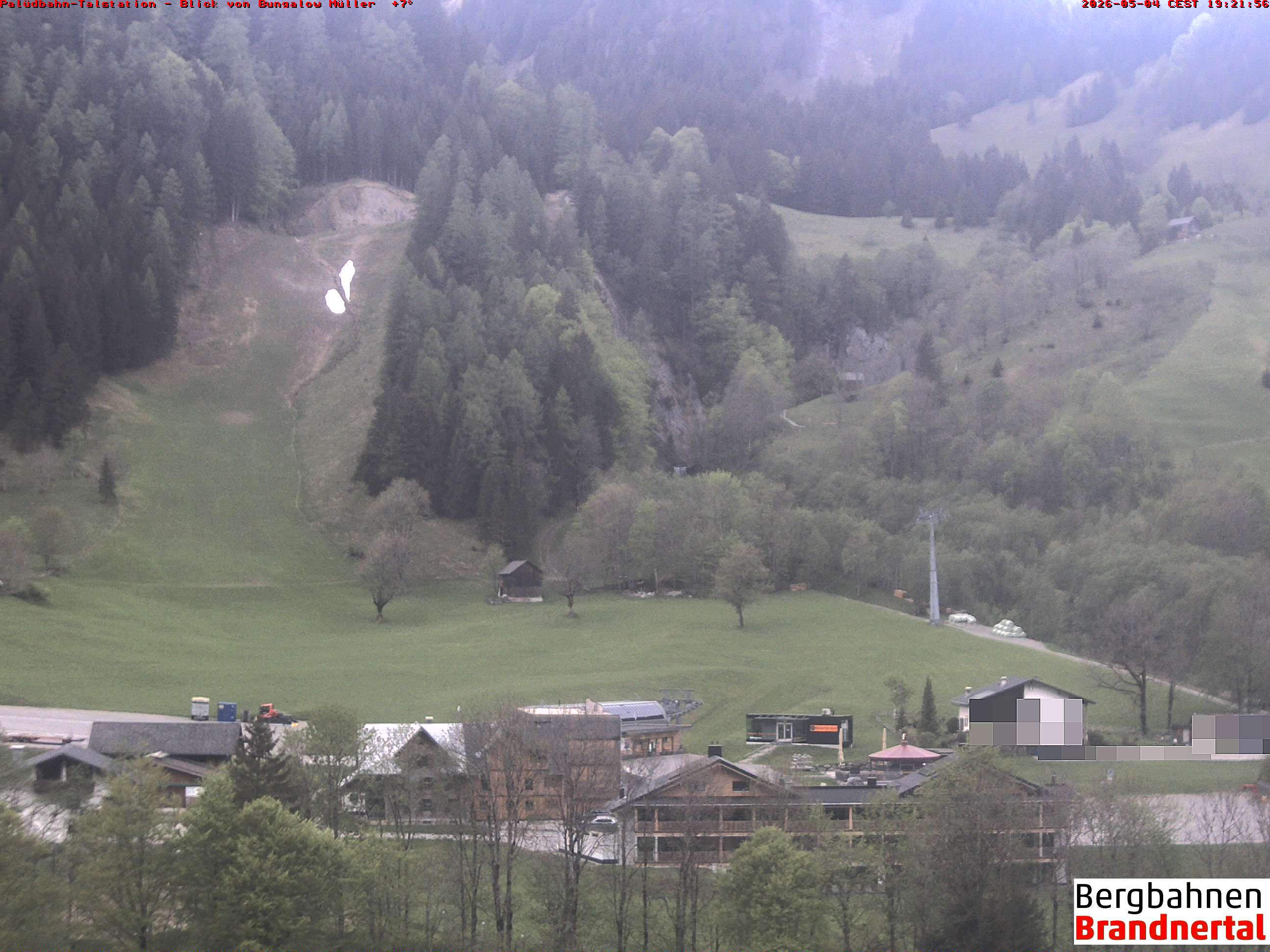Blick auf Palüdbahn von Bungalow Müller
