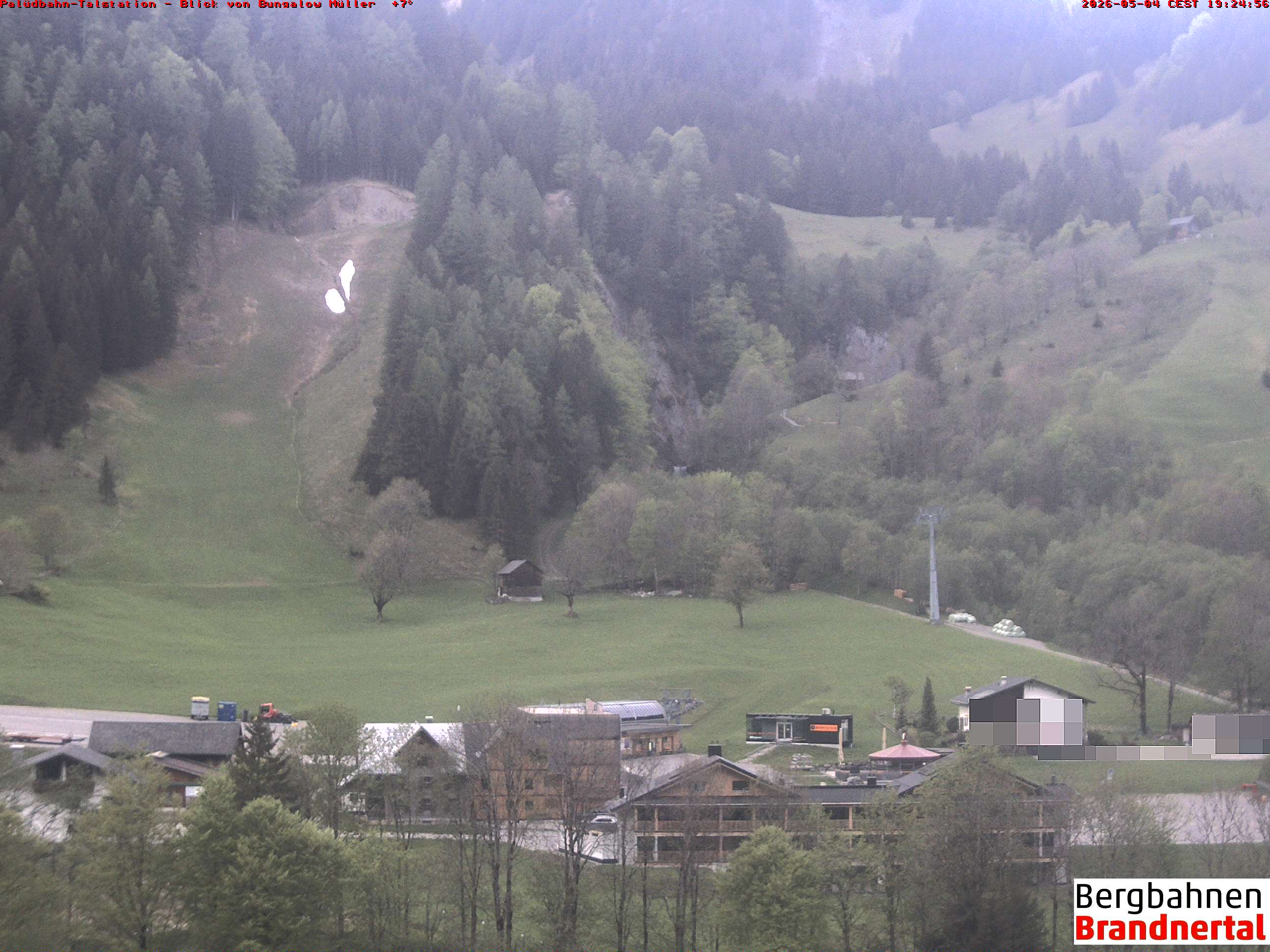 Blick auf Palüdbahn von Bungalow Müller