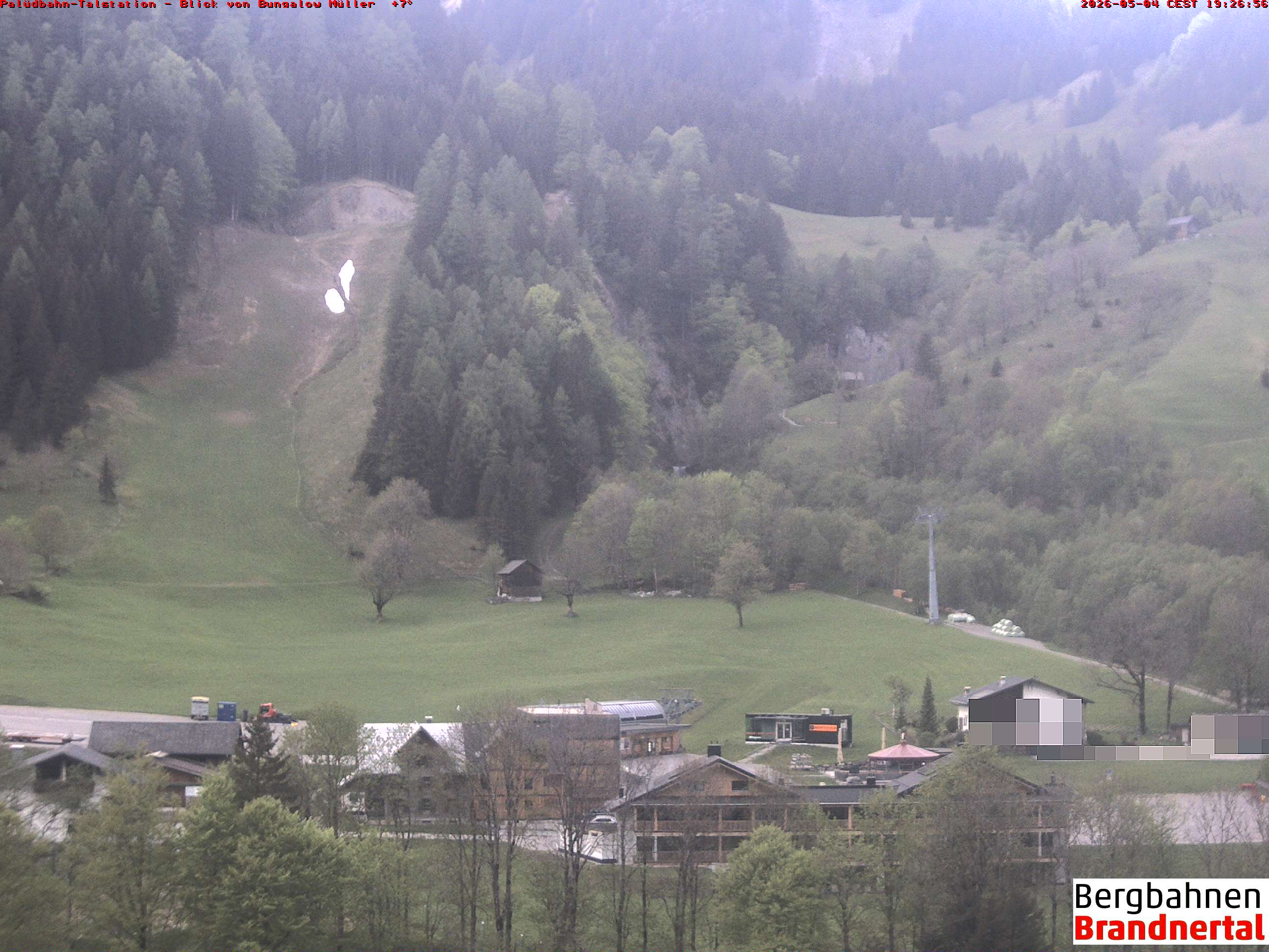 Blick auf Palüdbahn von Bungalow Müller