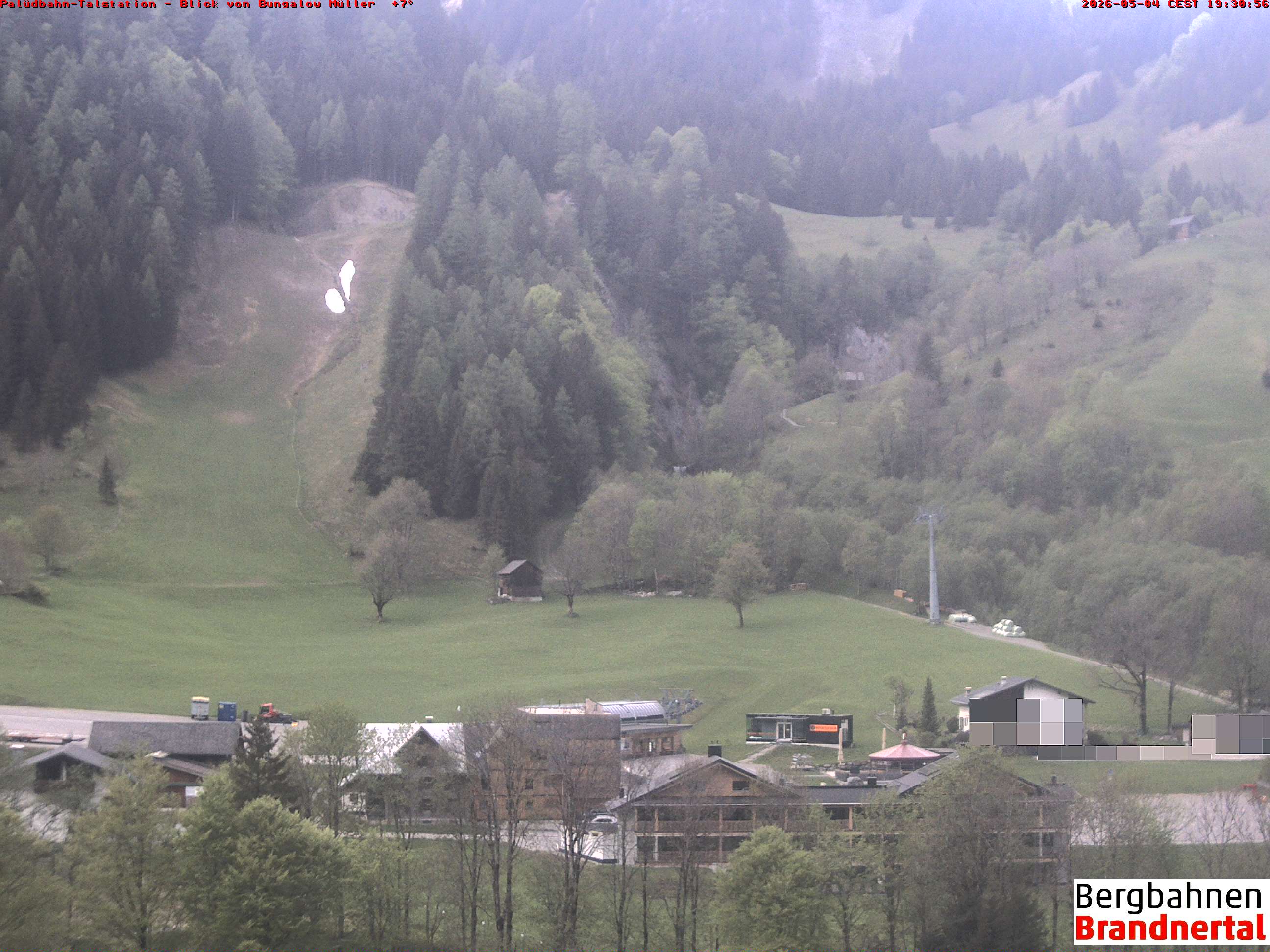 Blick auf Palüdbahn von Bungalow Müller