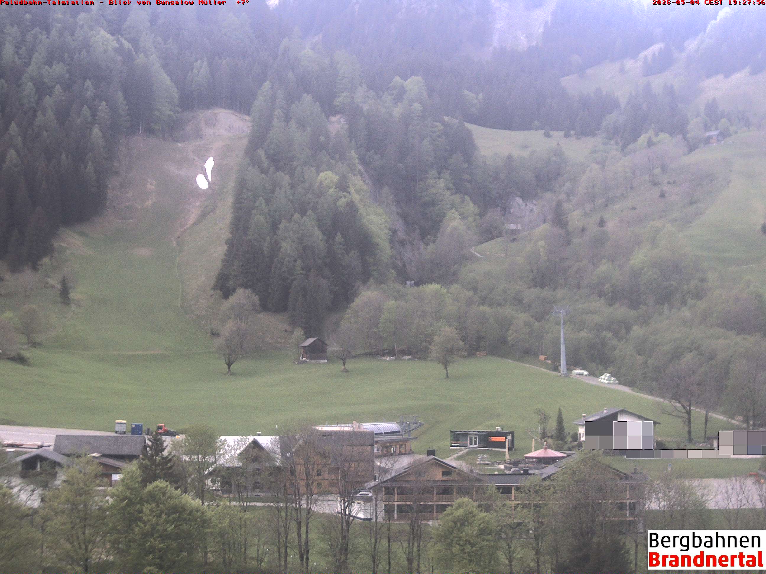 Blick auf Palüdbahn von Bungalow Müller