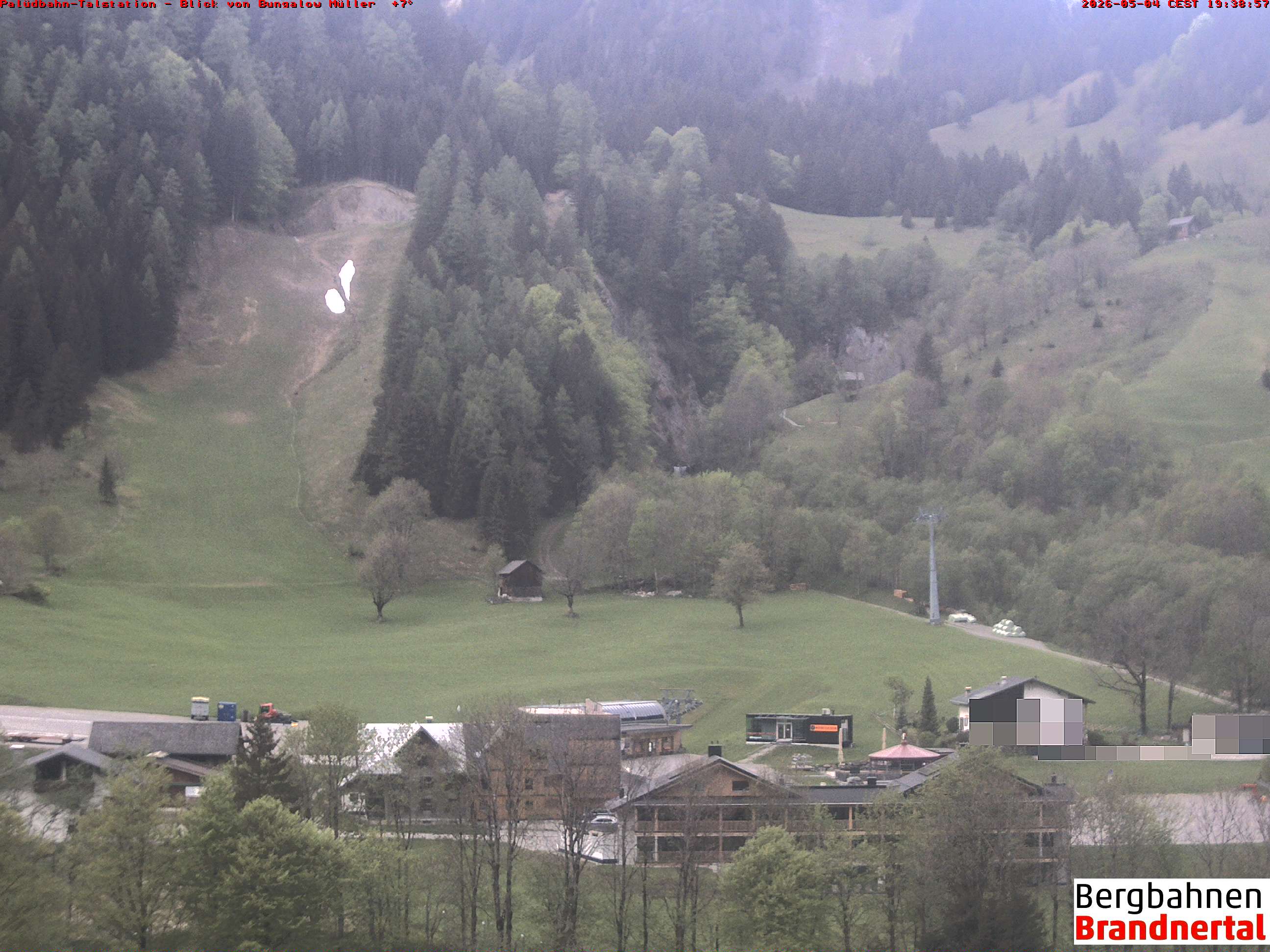 Blick auf Palüdbahn von Bungalow Müller