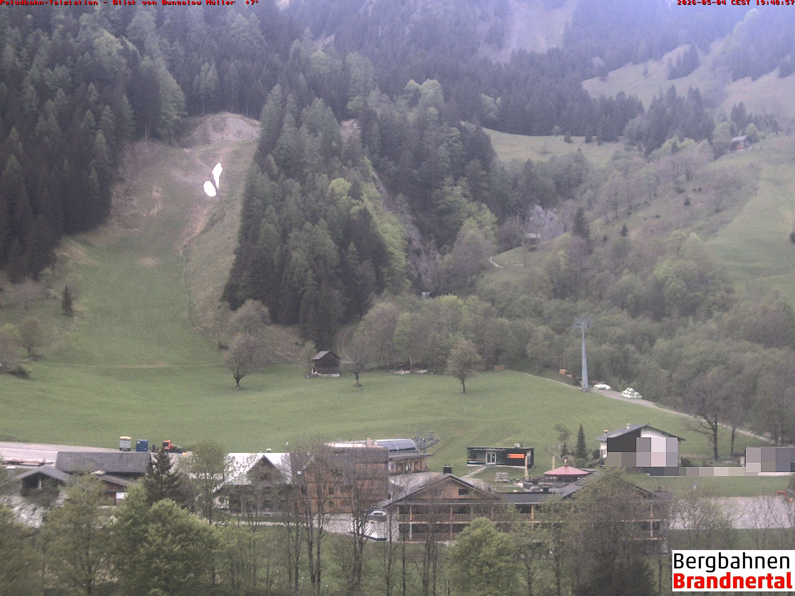 Blick auf Palüdbahn von Bungalow Müller