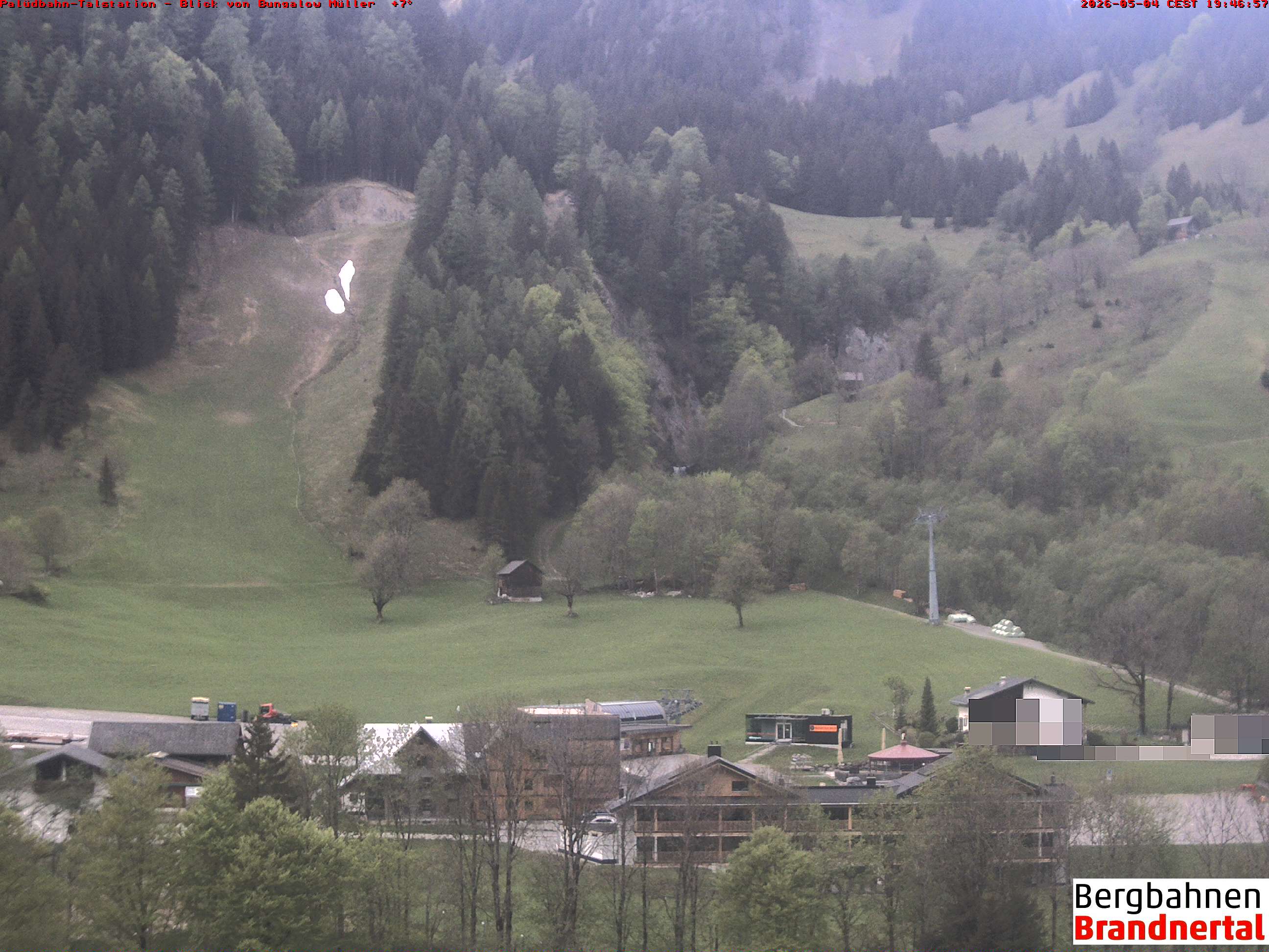 Blick auf Palüdbahn von Bungalow Müller