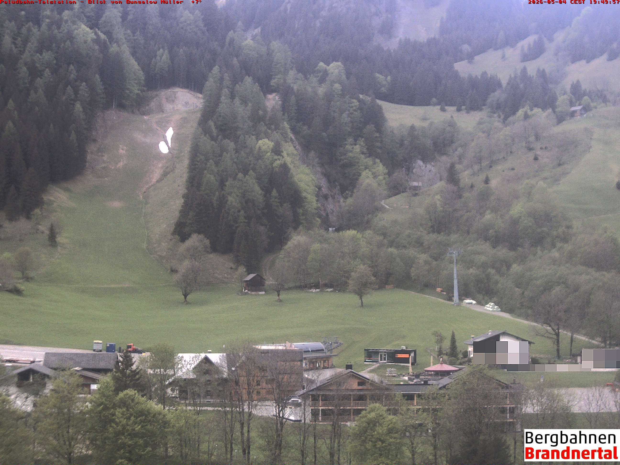 Blick auf Palüdbahn von Bungalow Müller