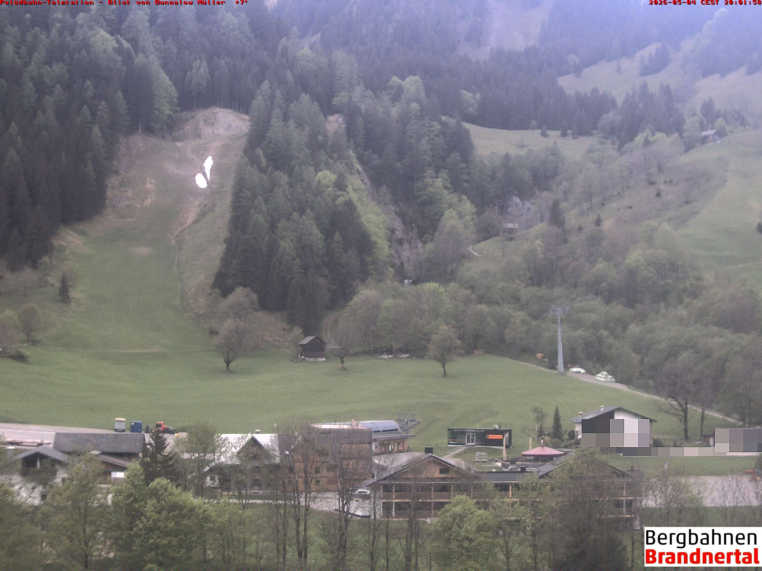 Blick auf Palüdbahn von Bungalow Müller