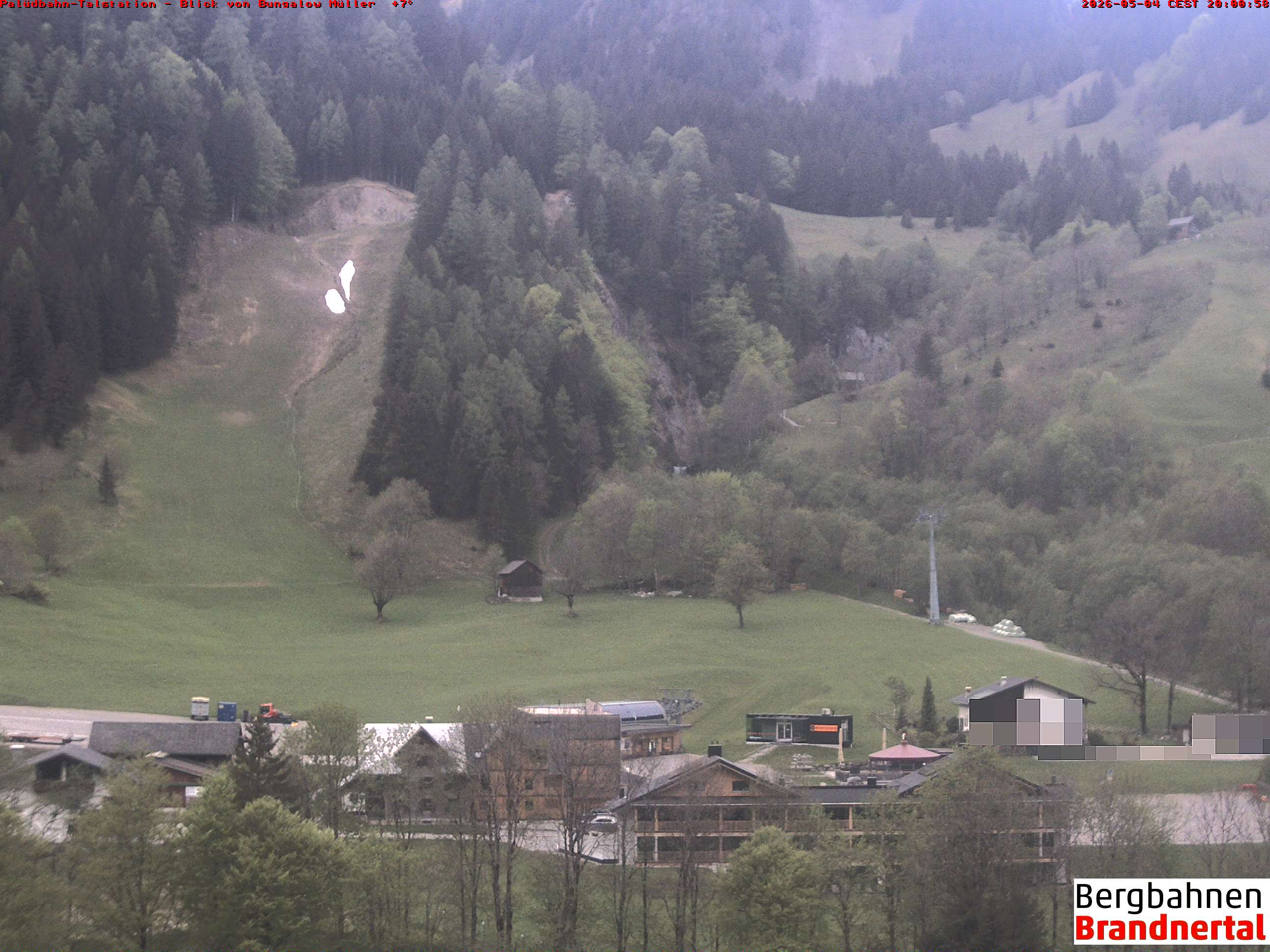 Blick auf Palüdbahn von Bungalow Müller