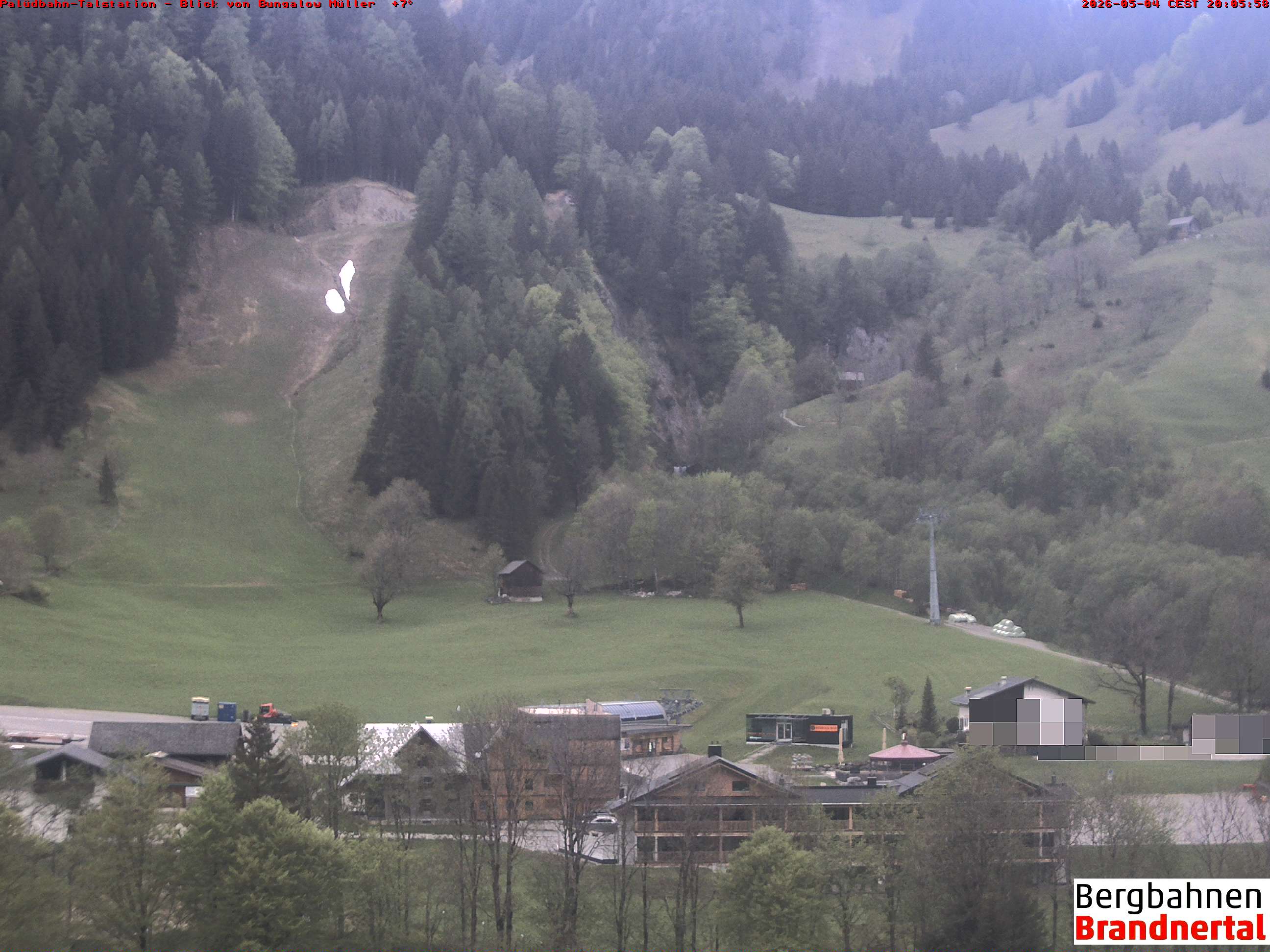 Blick auf Palüdbahn von Bungalow Müller