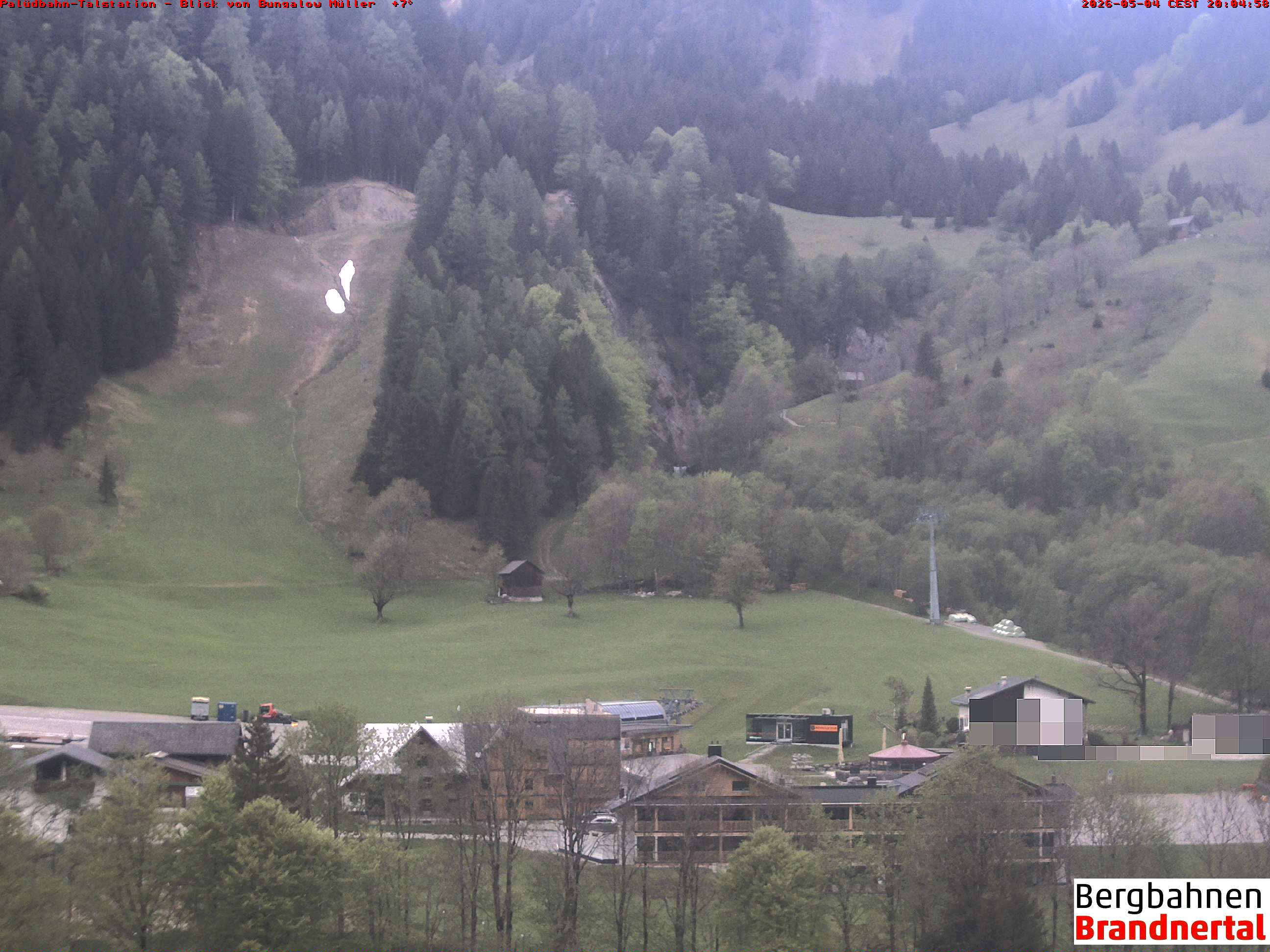 Blick auf Palüdbahn von Bungalow Müller