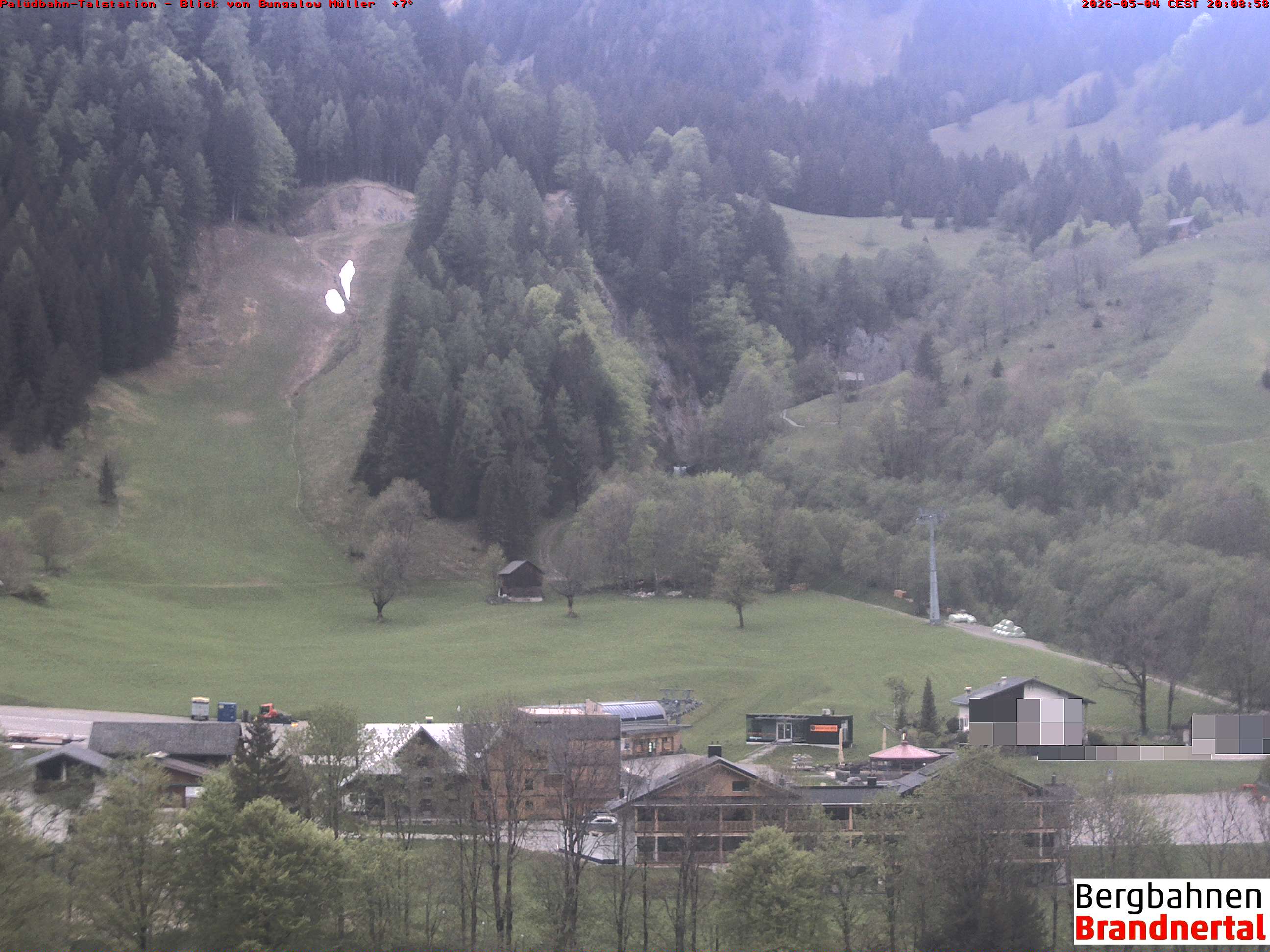 Blick auf Palüdbahn von Bungalow Müller