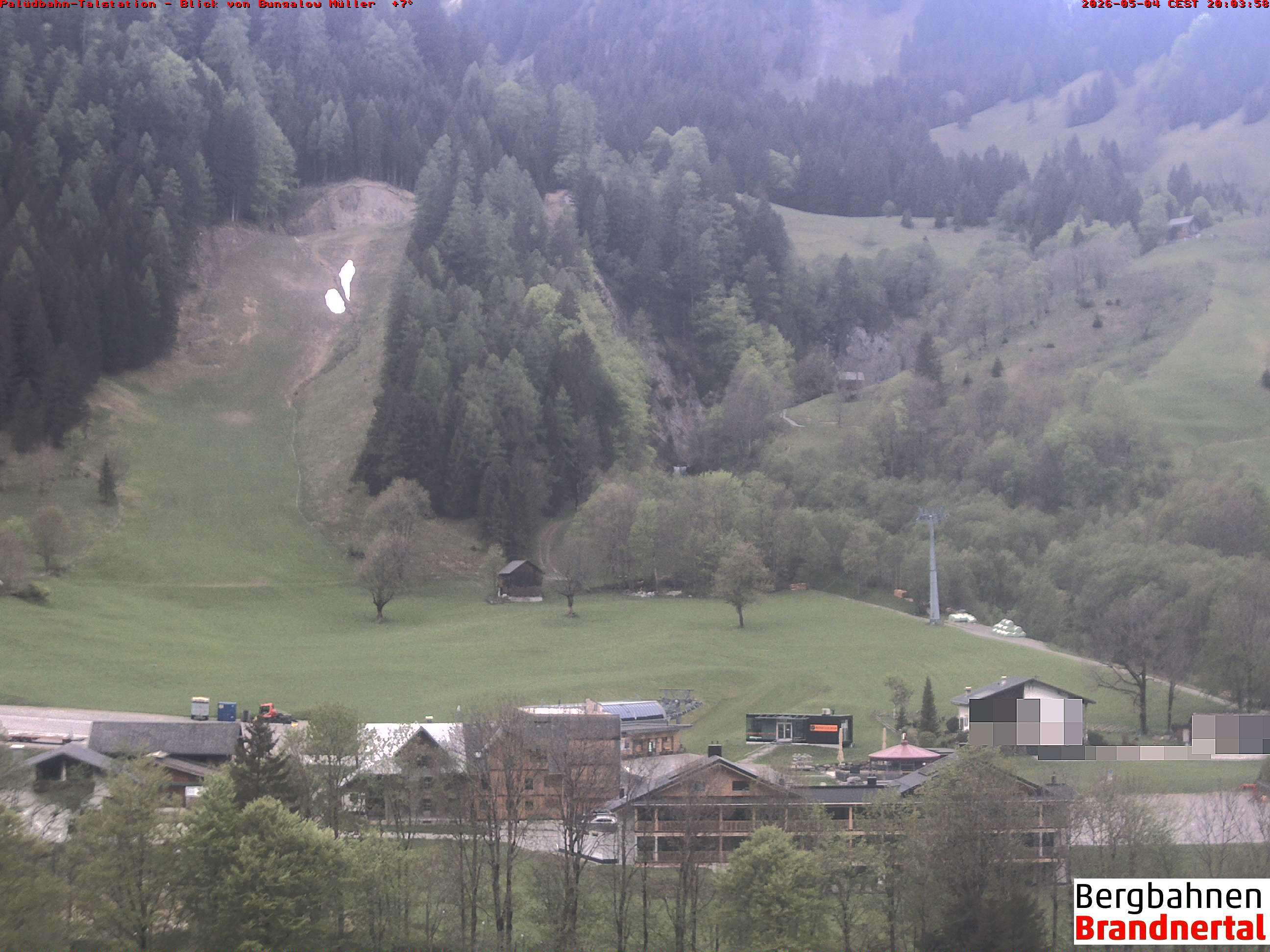 Blick auf Palüdbahn von Bungalow Müller