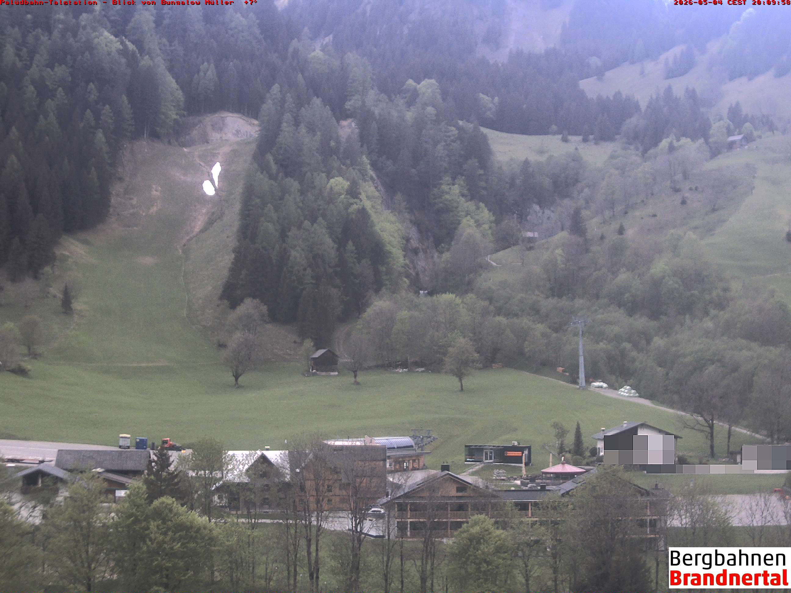 Blick auf Palüdbahn von Bungalow Müller