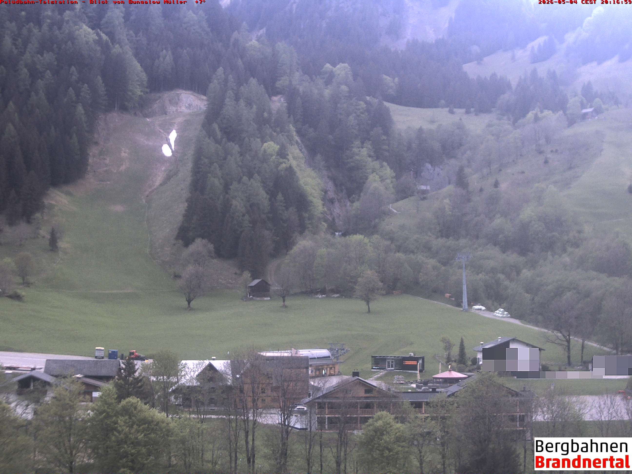 Blick auf Palüdbahn von Bungalow Müller