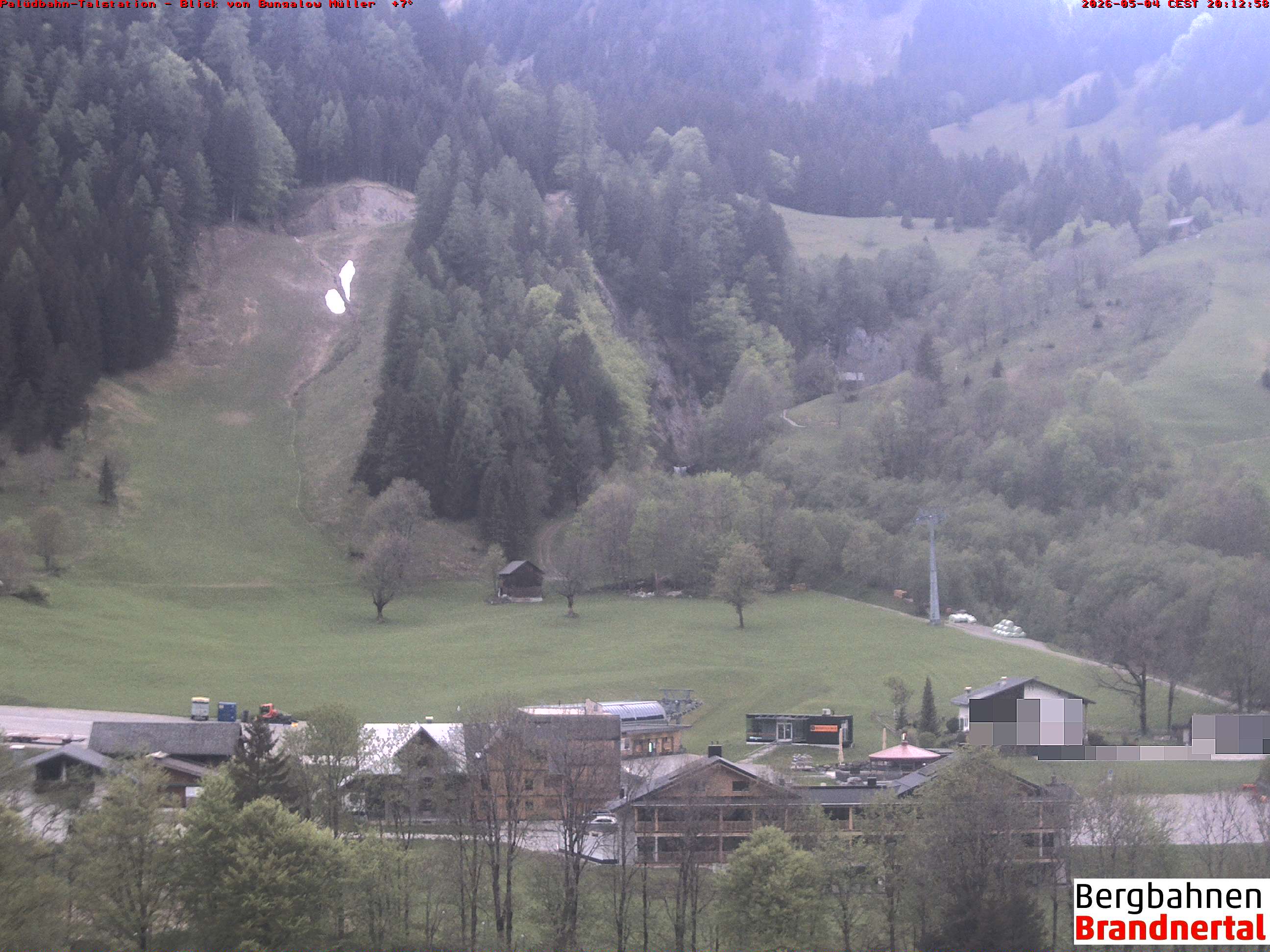 Blick auf Palüdbahn von Bungalow Müller