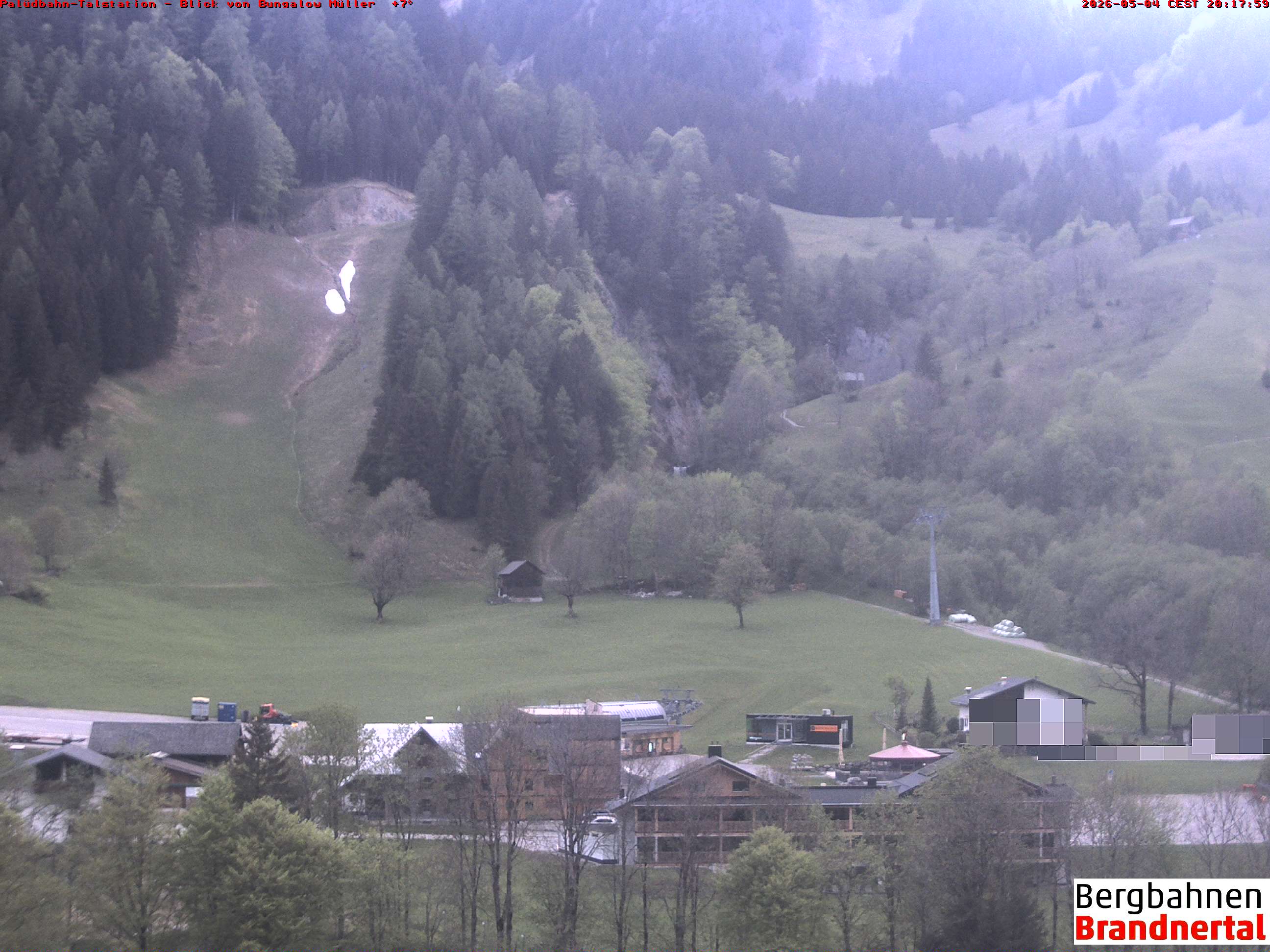 Blick auf Palüdbahn von Bungalow Müller