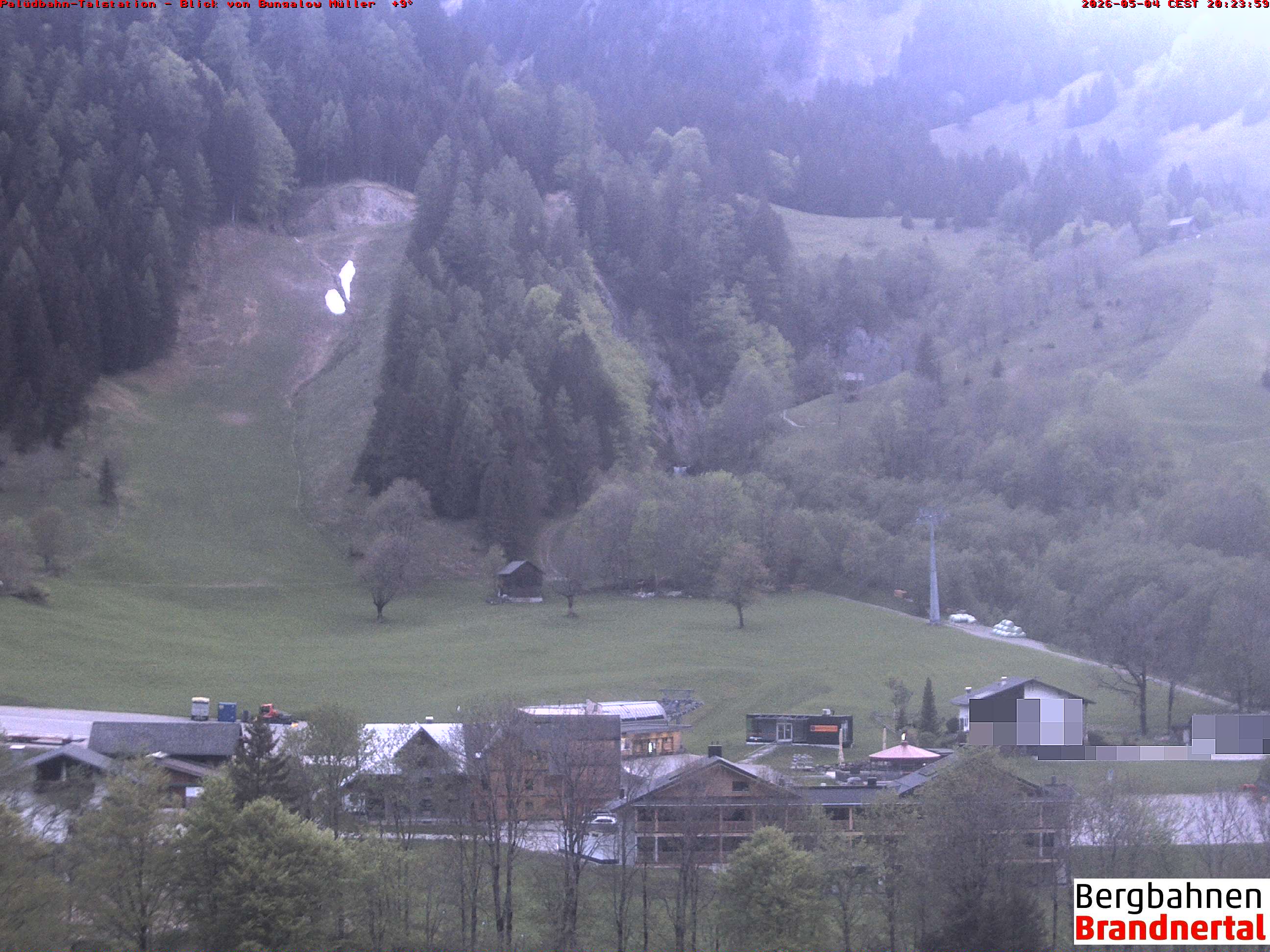 Blick auf Palüdbahn von Bungalow Müller