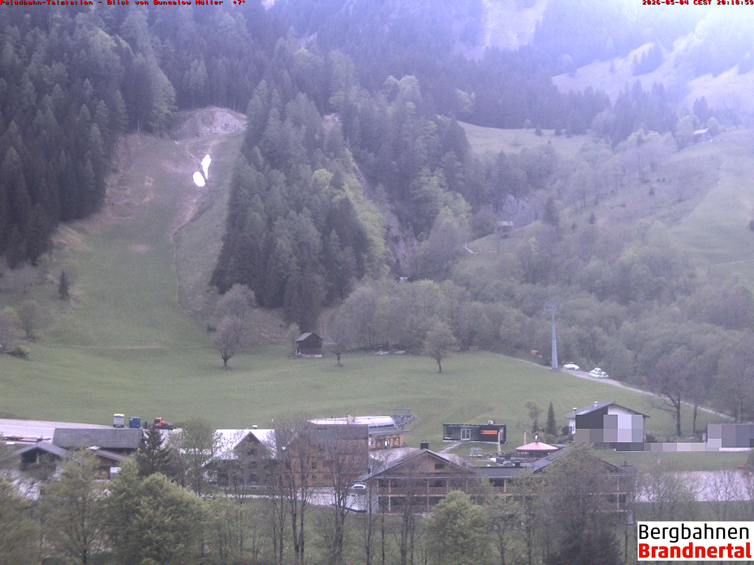 Blick auf Palüdbahn von Bungalow Müller