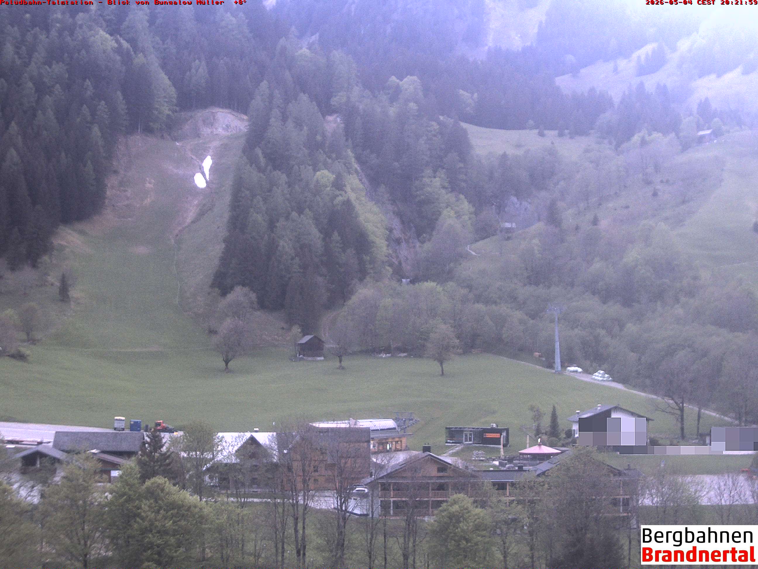 Blick auf Palüdbahn von Bungalow Müller