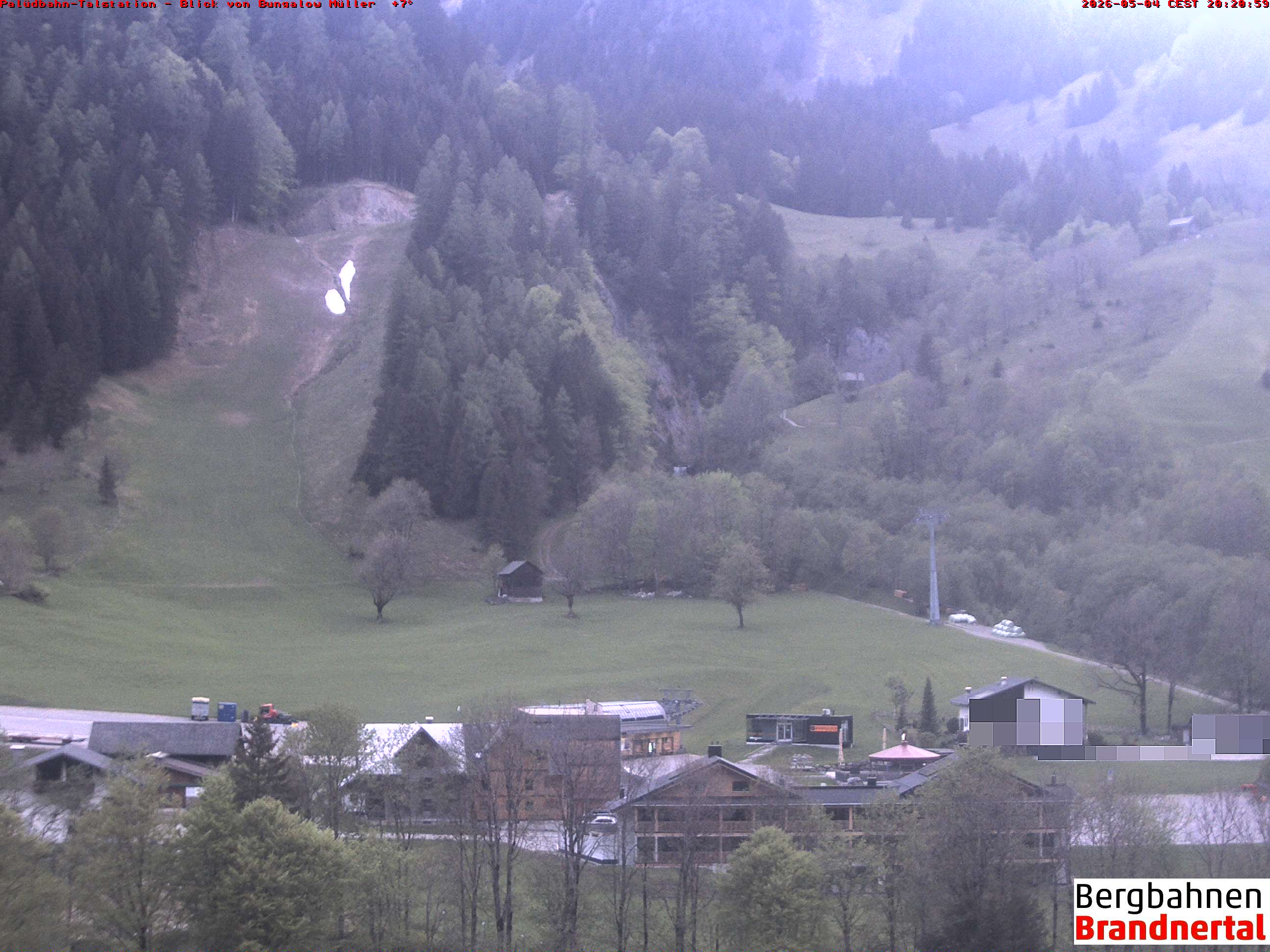 Blick auf Palüdbahn von Bungalow Müller