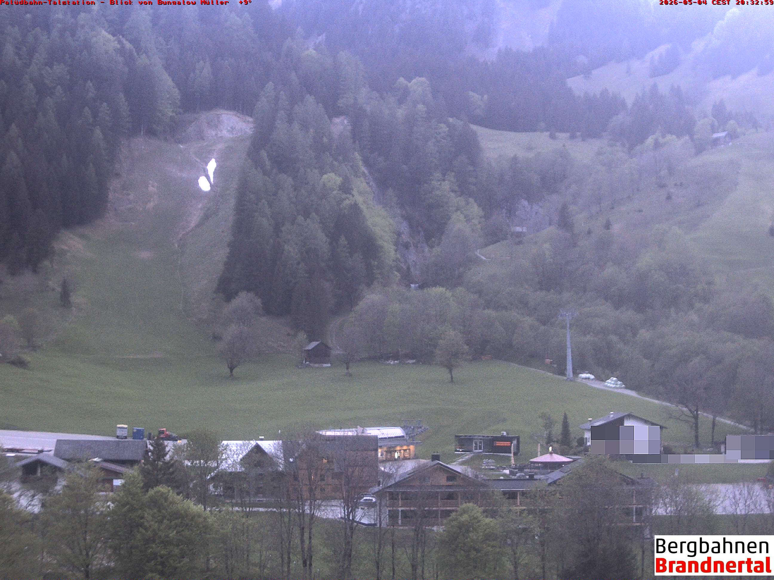 Blick auf Palüdbahn von Bungalow Müller