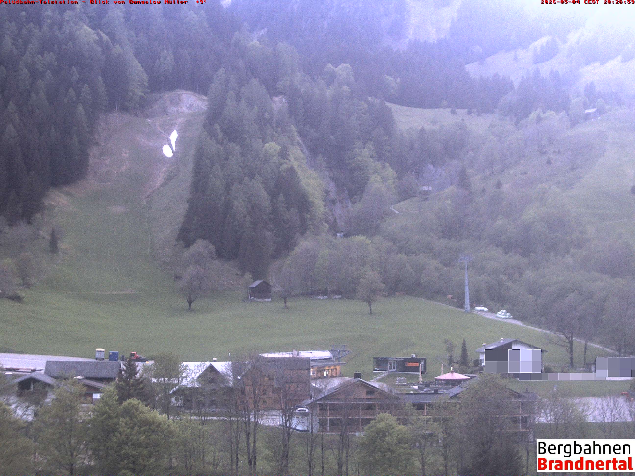 Blick auf Palüdbahn von Bungalow Müller