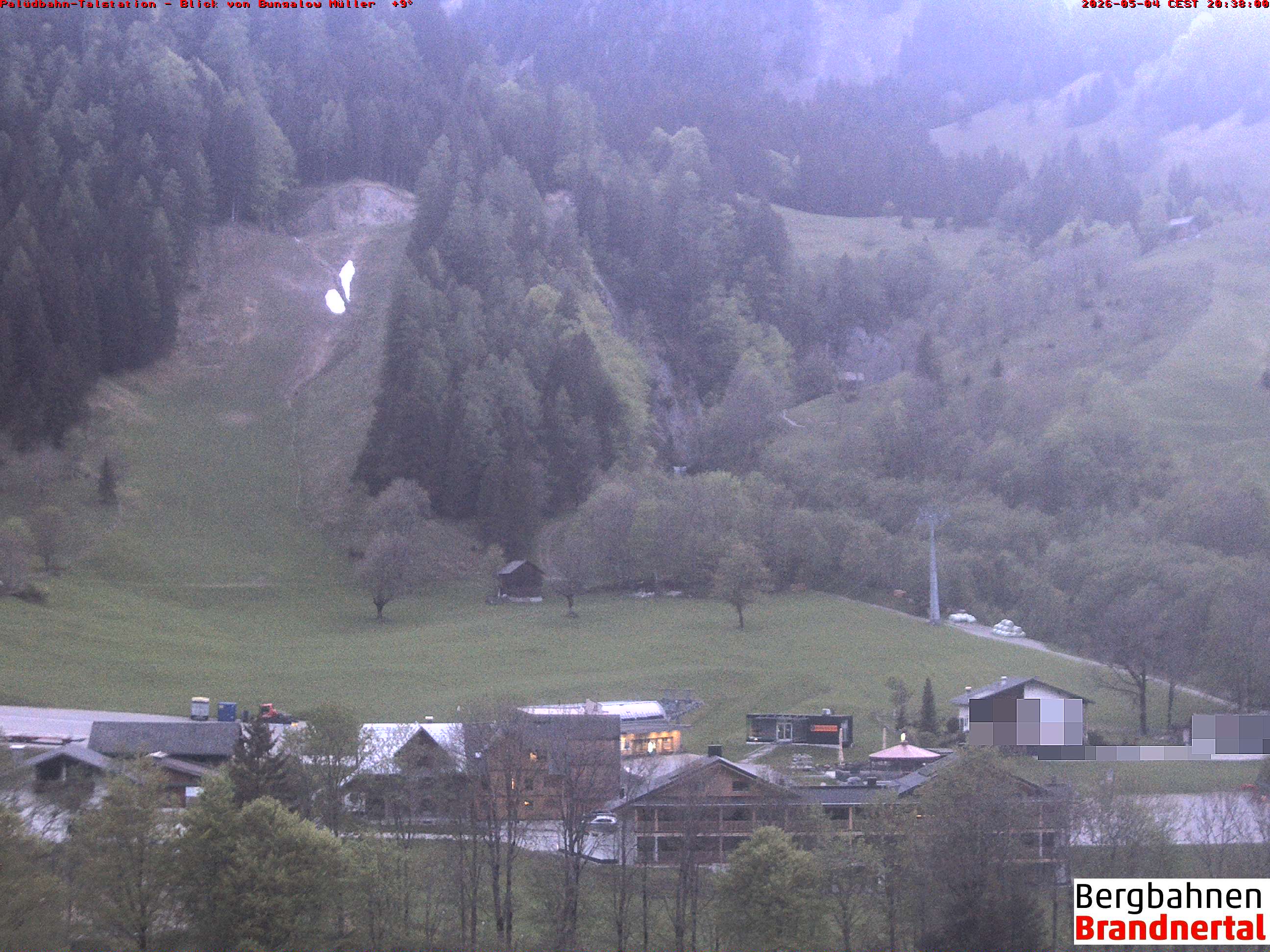 Blick auf Palüdbahn von Bungalow Müller
