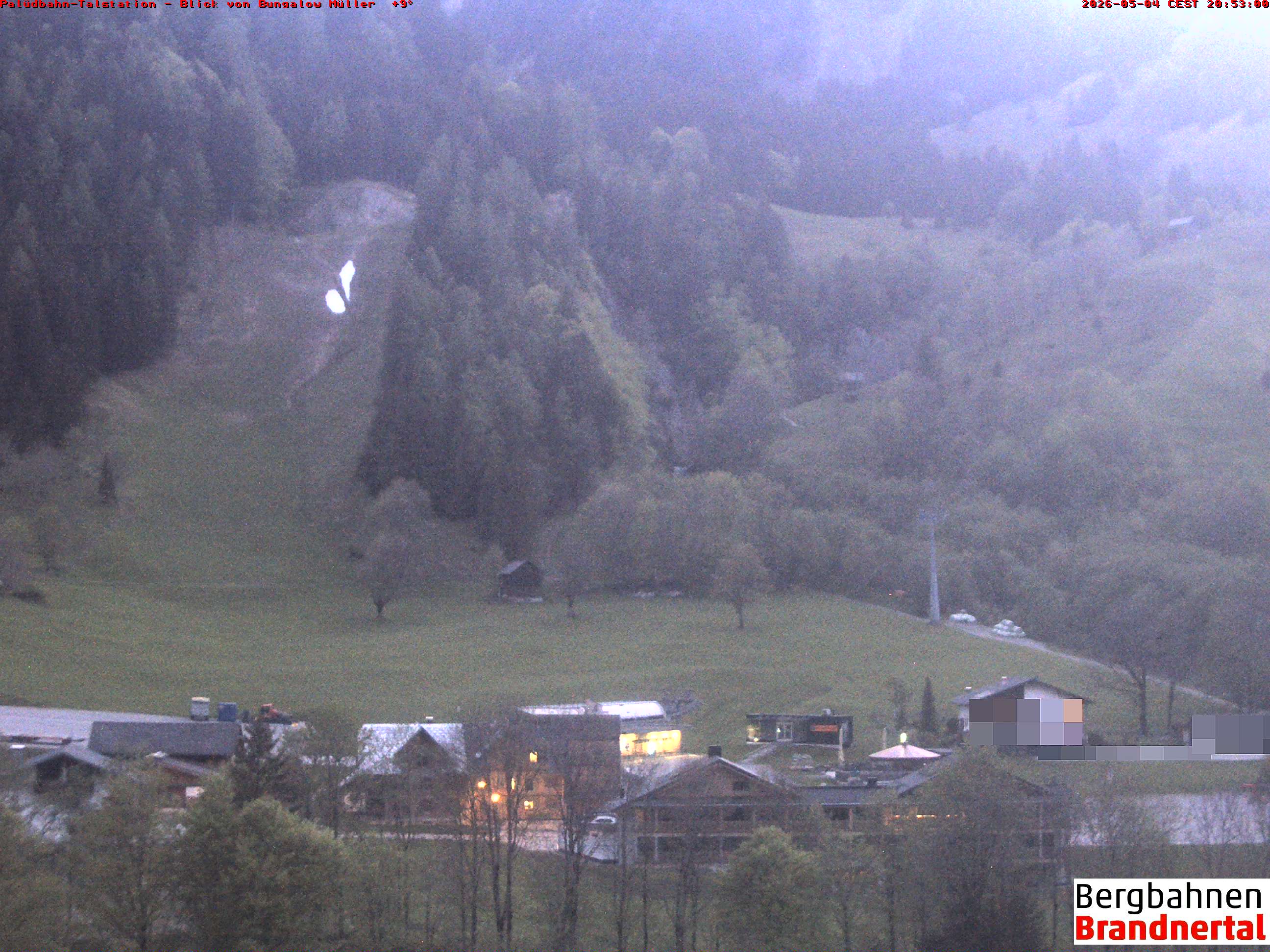 Blick auf Palüdbahn von Bungalow Müller