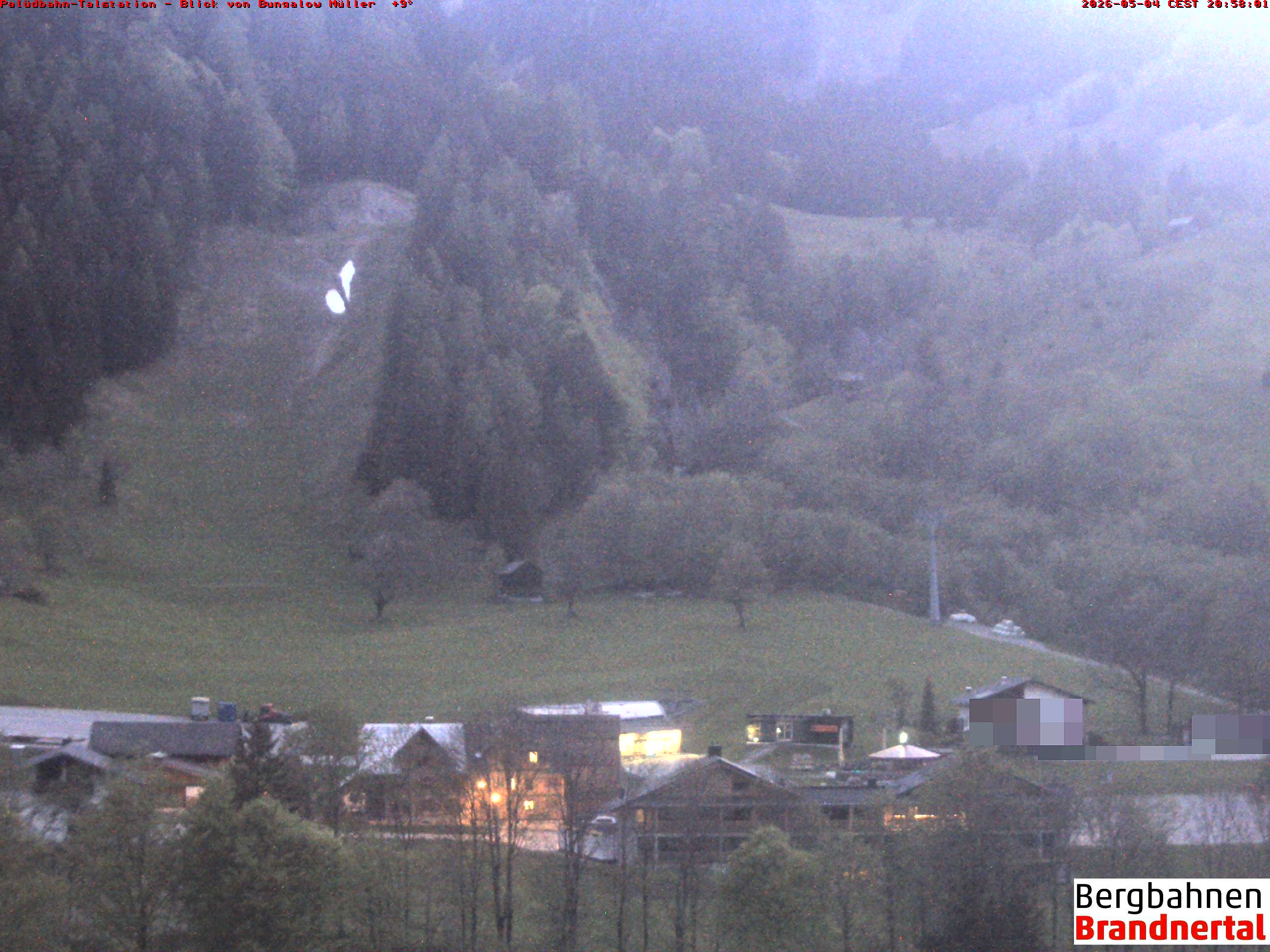 Blick auf Palüdbahn von Bungalow Müller