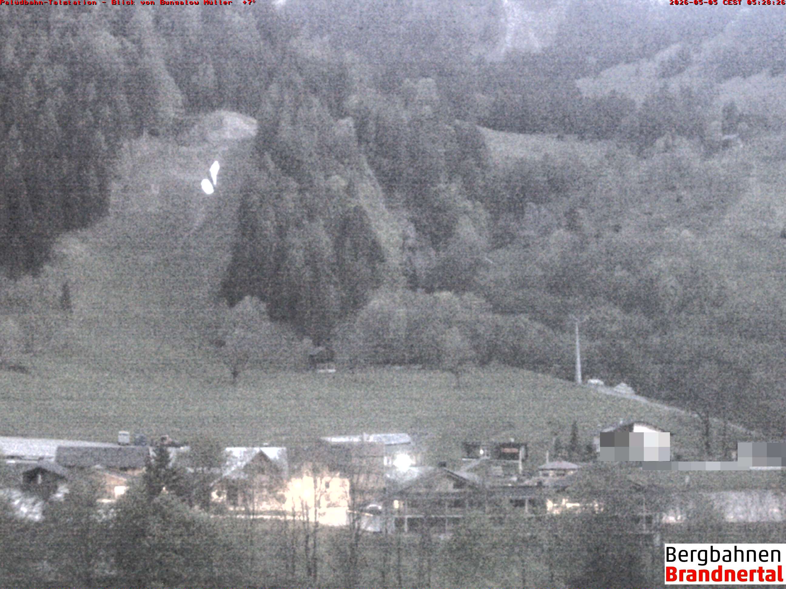 Blick auf Palüdbahn von Bungalow Müller