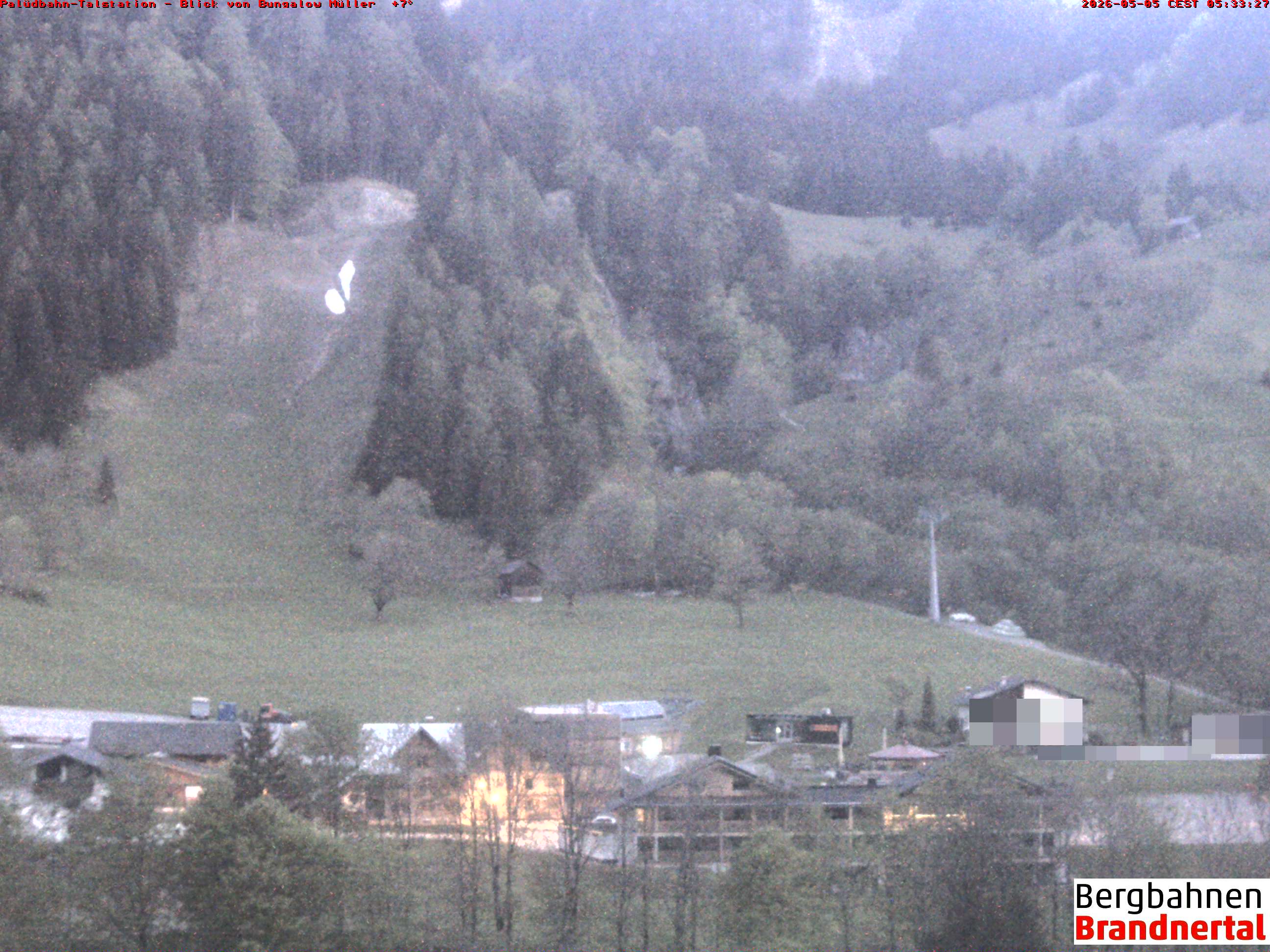 Blick auf Palüdbahn von Bungalow Müller