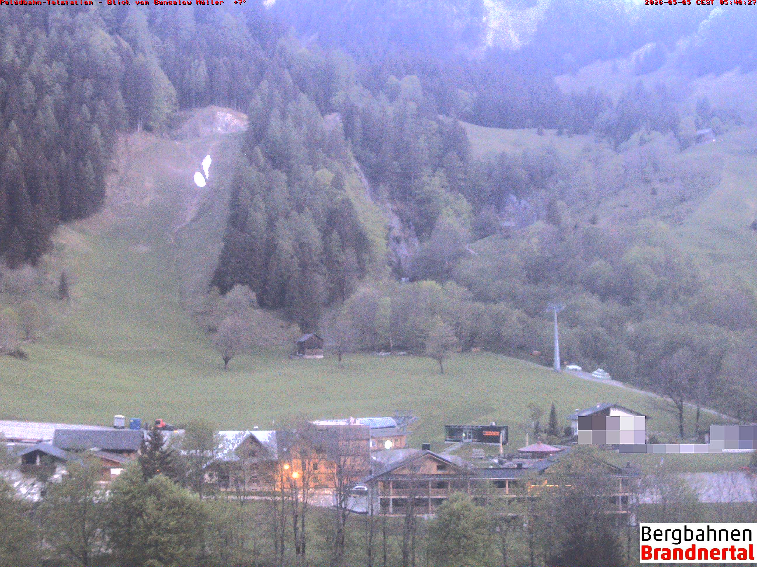 Blick auf Palüdbahn von Bungalow Müller