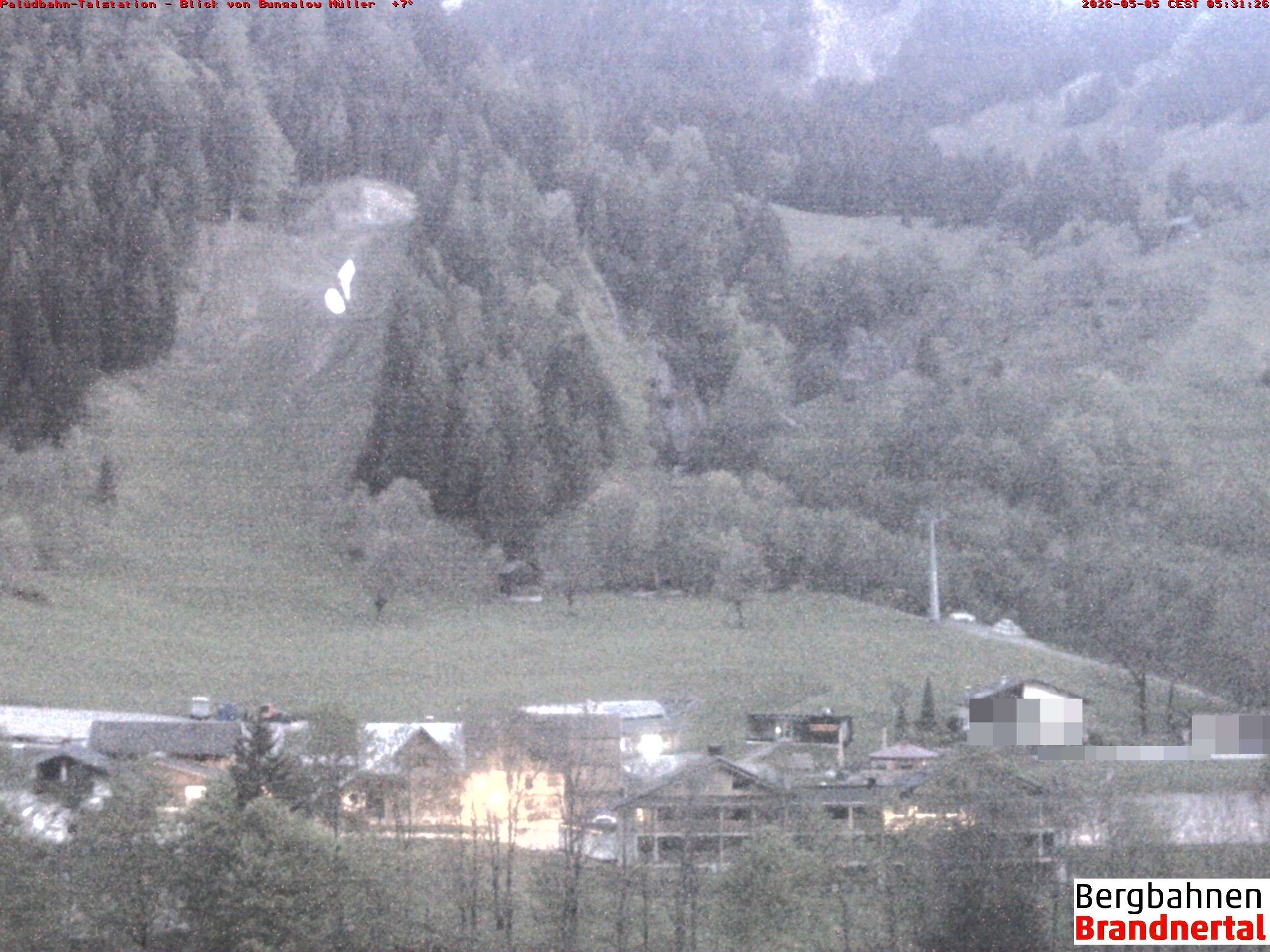 Blick auf Palüdbahn von Bungalow Müller