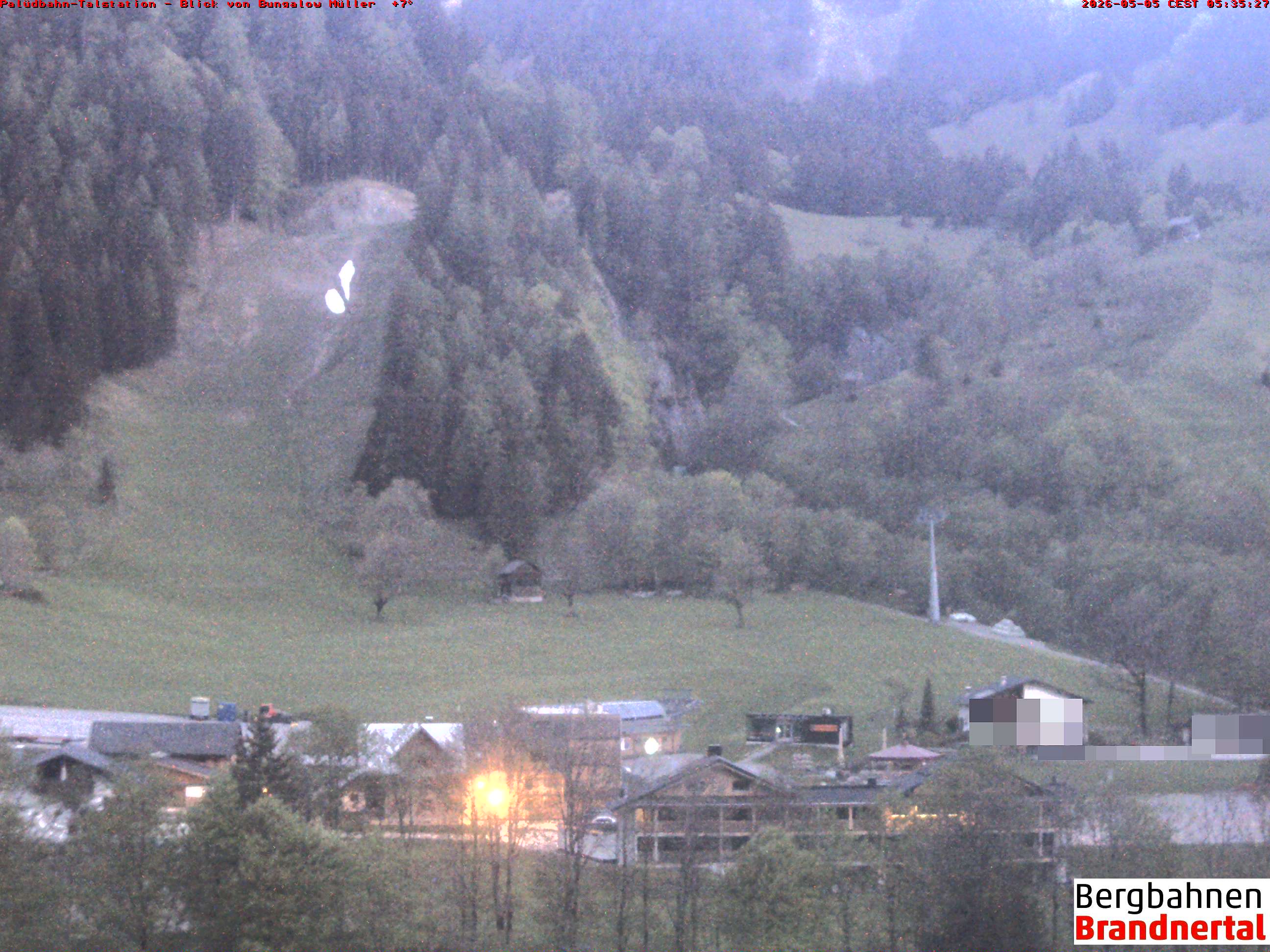 Blick auf Palüdbahn von Bungalow Müller