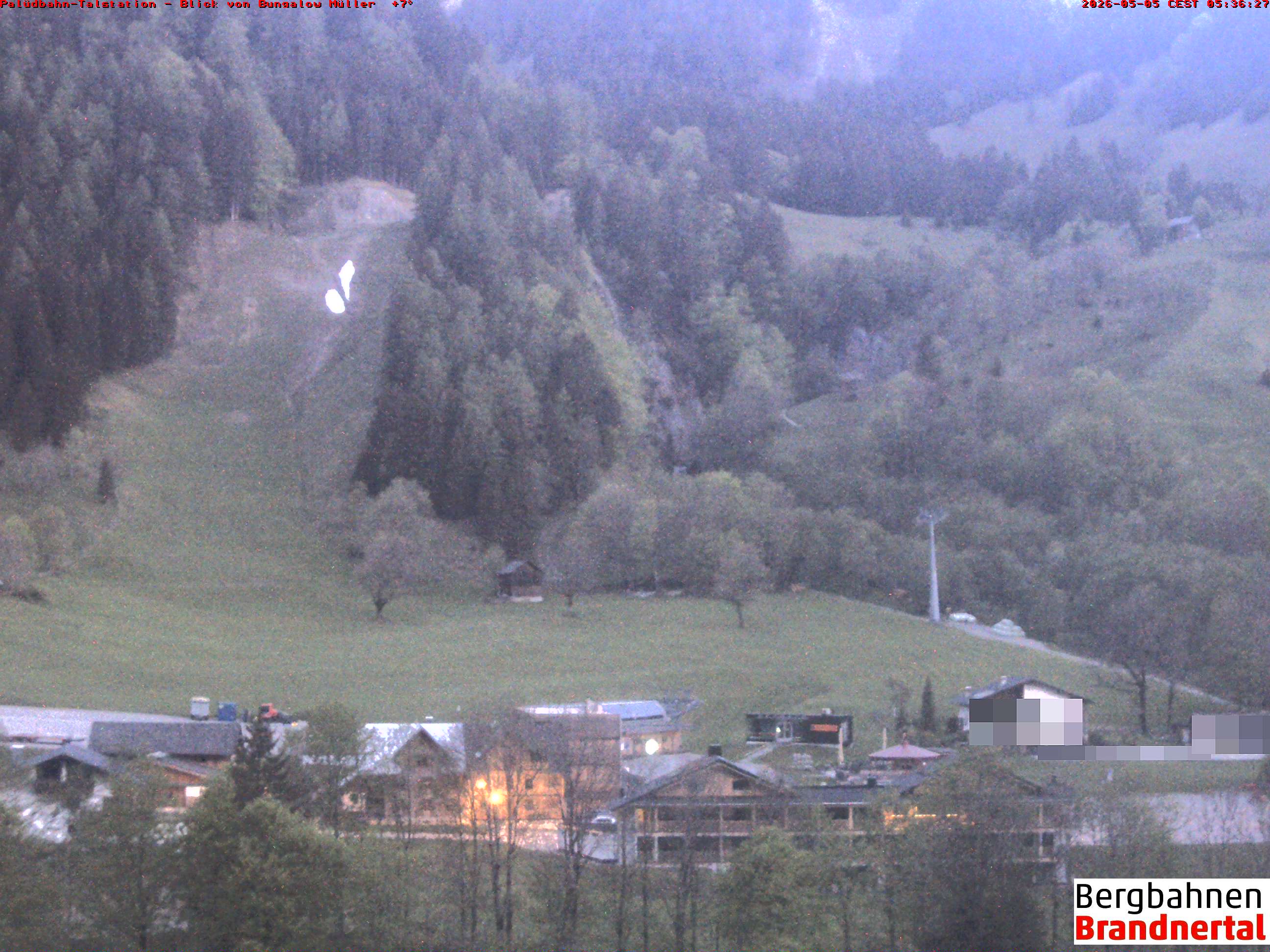 Blick auf Palüdbahn von Bungalow Müller