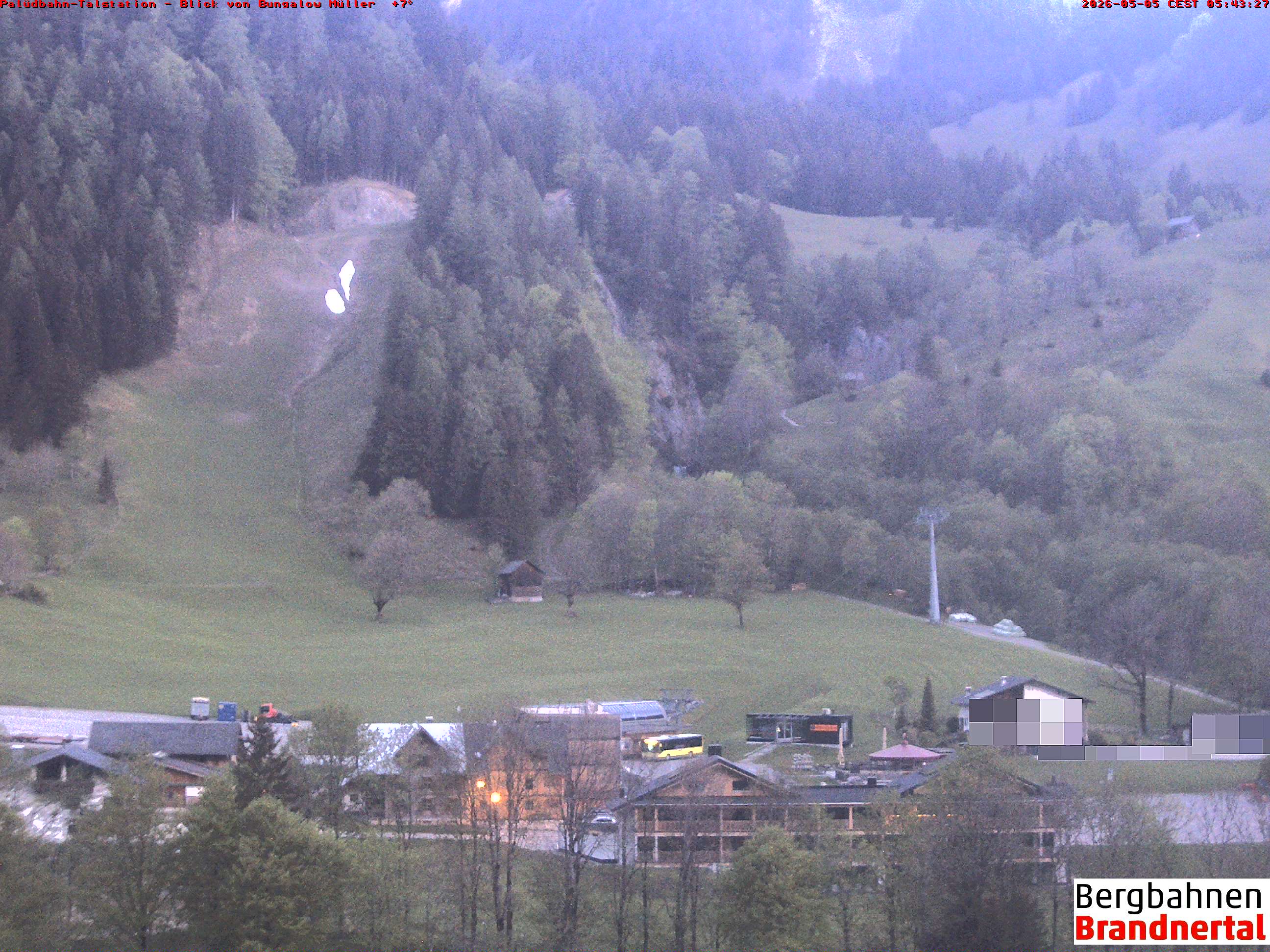 Blick auf Palüdbahn von Bungalow Müller
