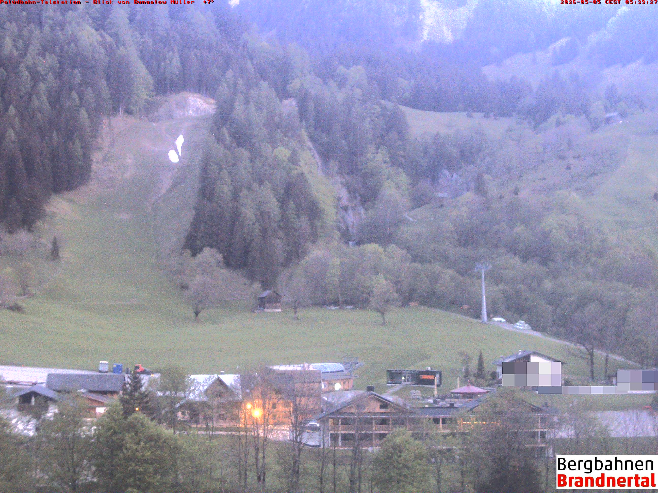 Blick auf Palüdbahn von Bungalow Müller