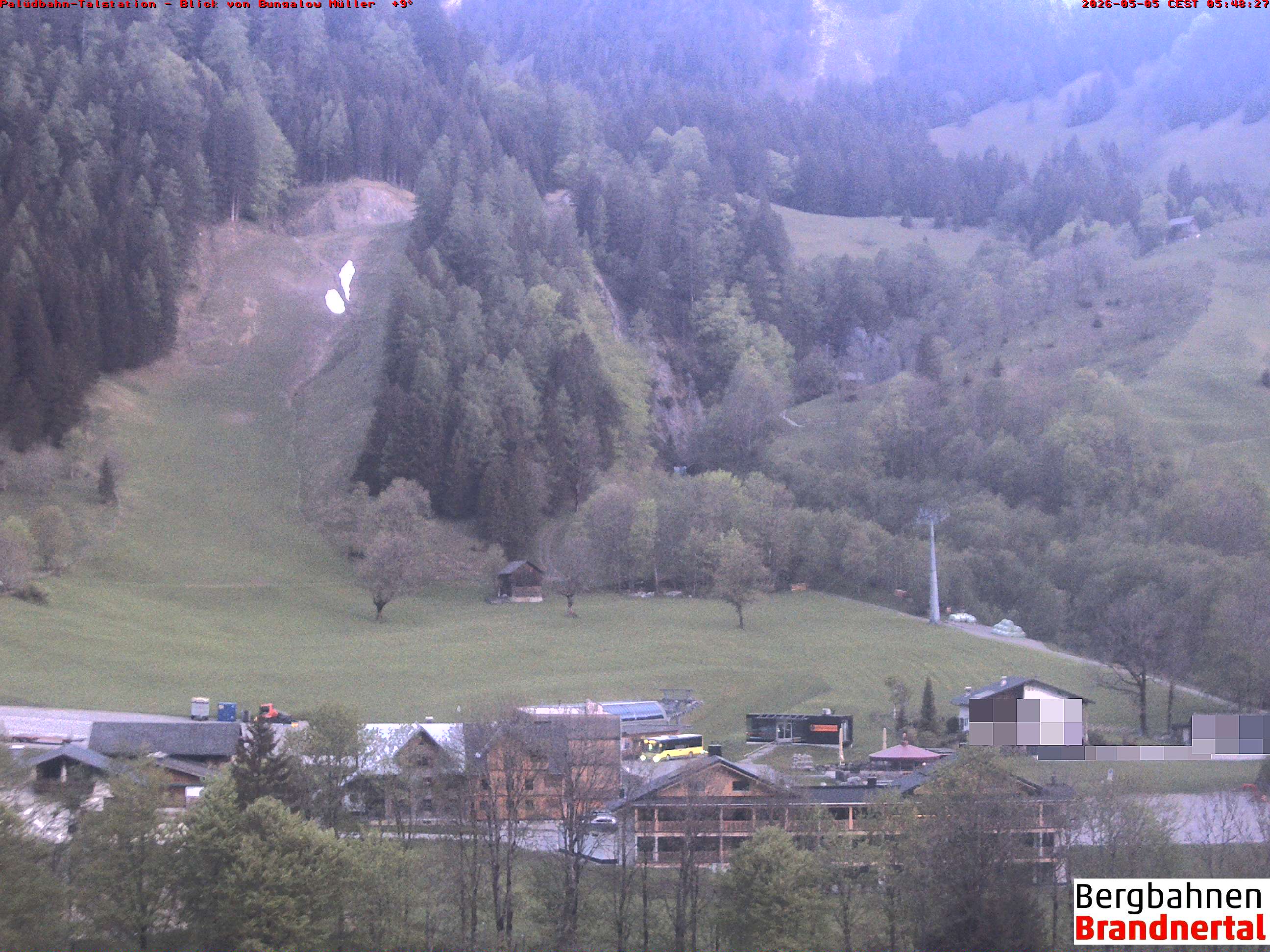 Blick auf Palüdbahn von Bungalow Müller