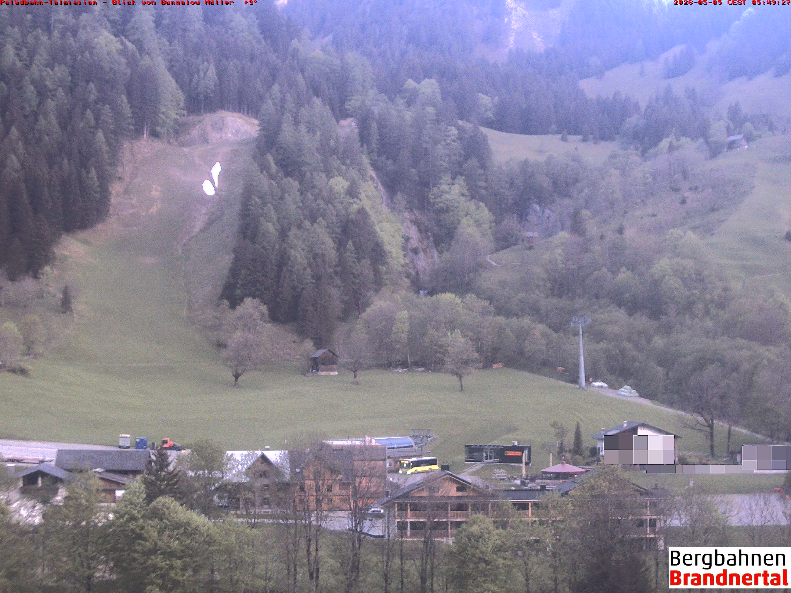 Blick auf Palüdbahn von Bungalow Müller