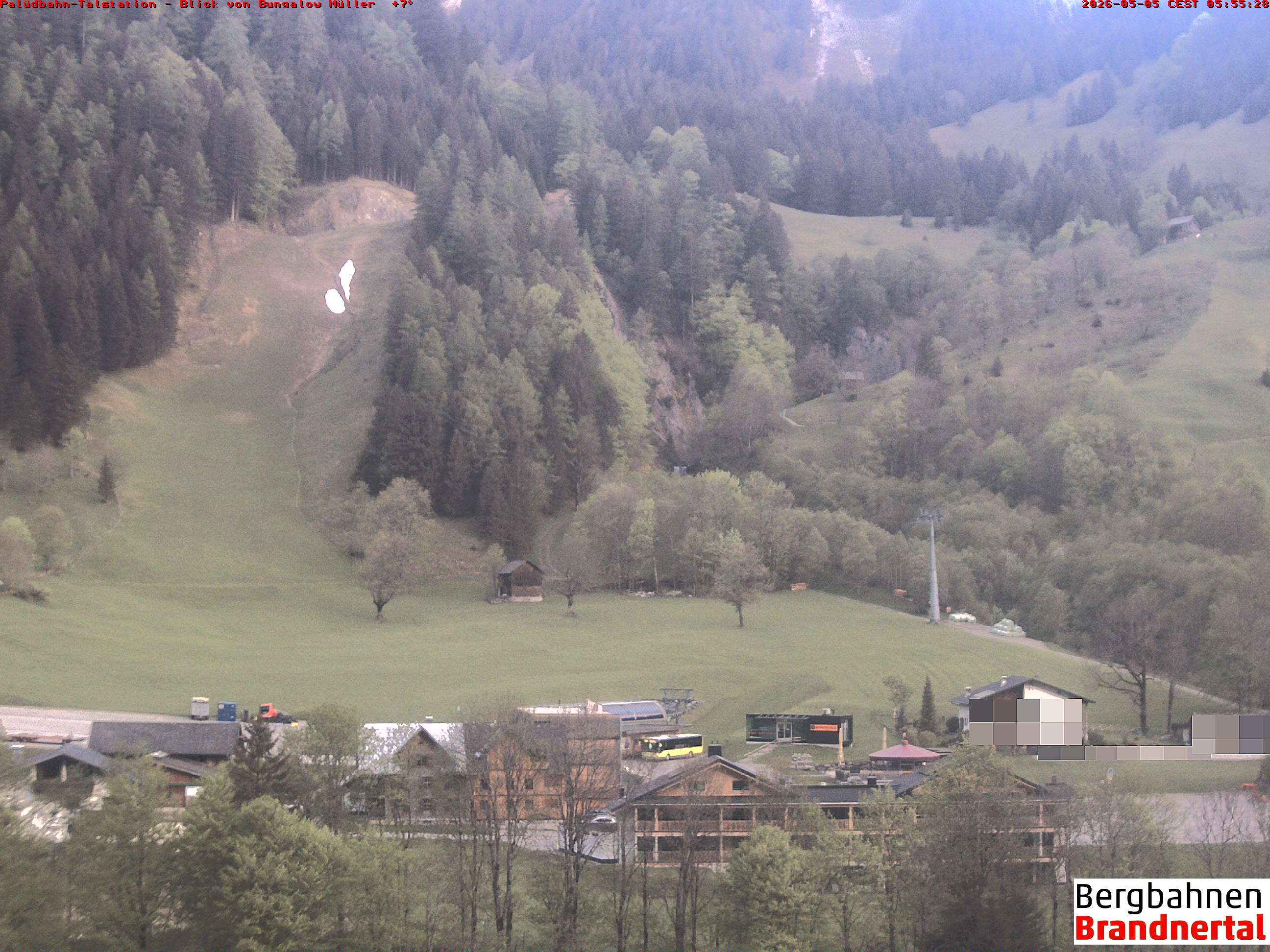 Blick auf Palüdbahn von Bungalow Müller