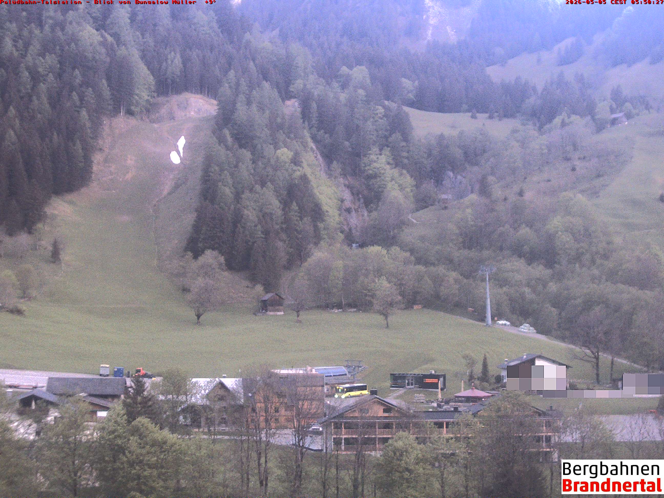 Blick auf Palüdbahn von Bungalow Müller