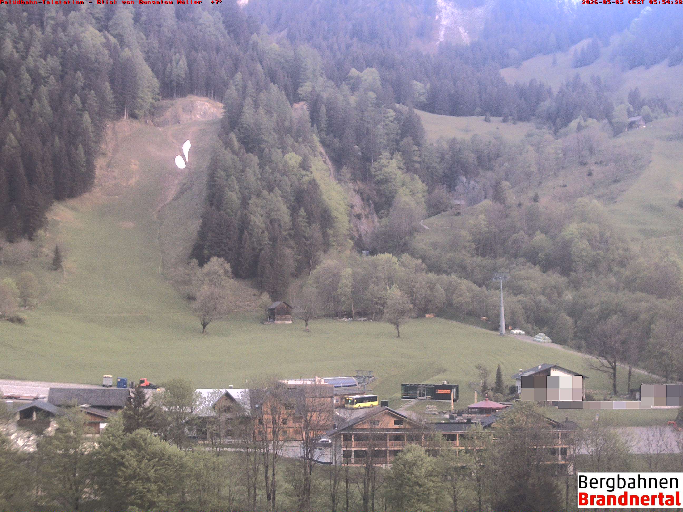 Blick auf Palüdbahn von Bungalow Müller