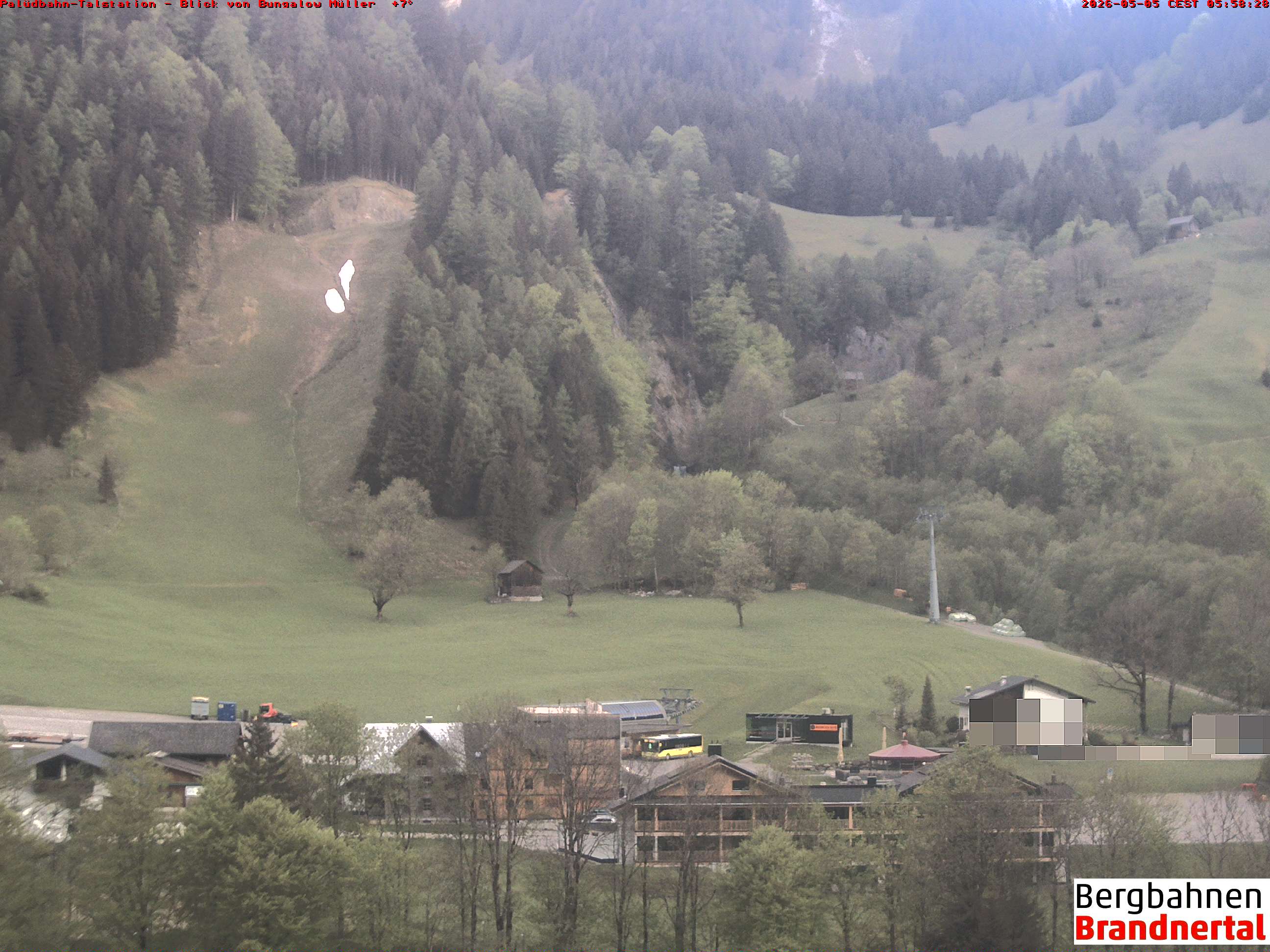 Blick auf Palüdbahn von Bungalow Müller